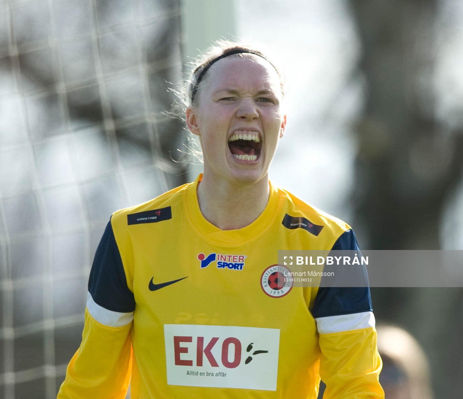 Hedvig Lindahl, målvakt, jubel