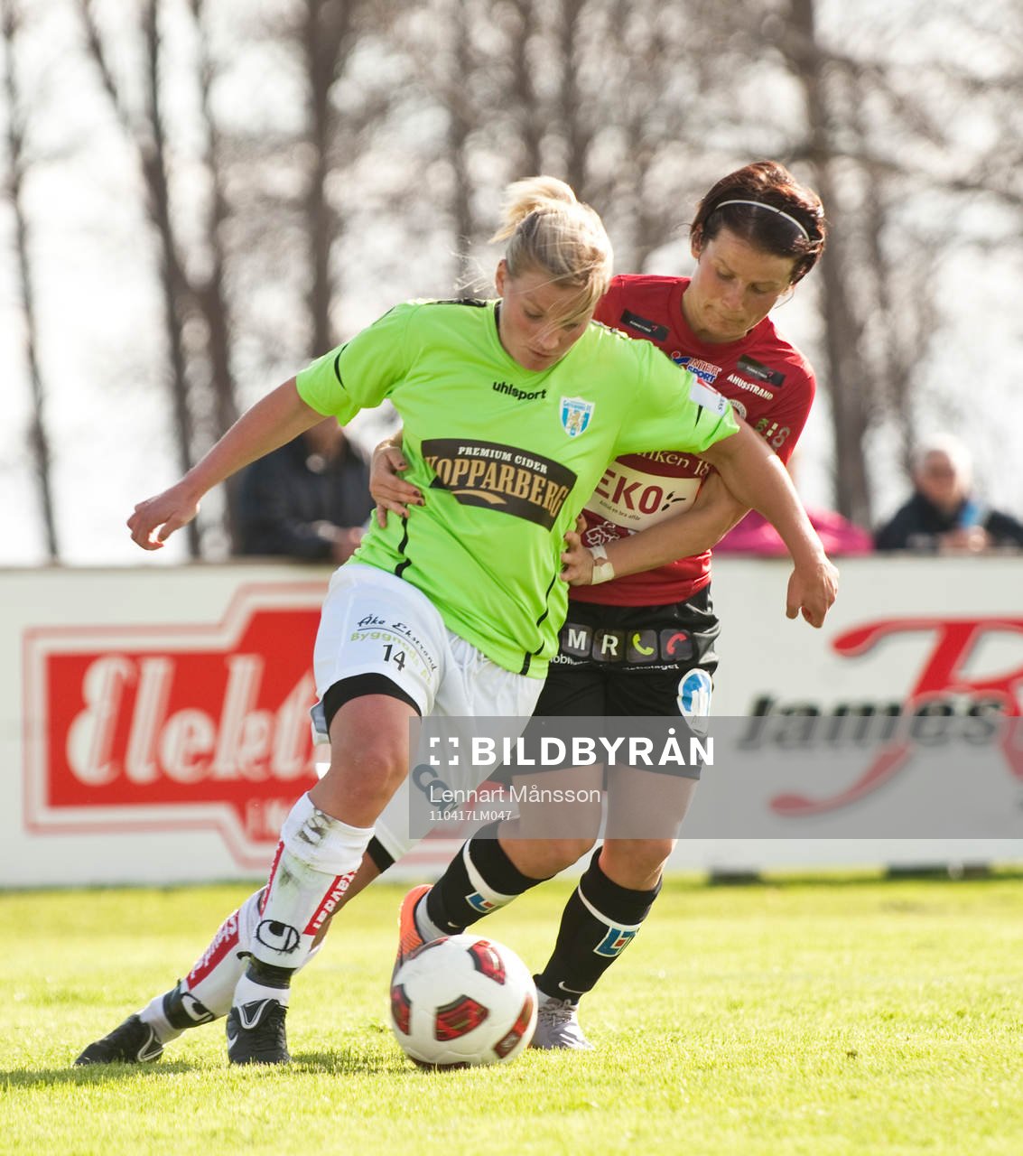 Sara Linden, Göteborg kamp mot Erla Arnardottir.