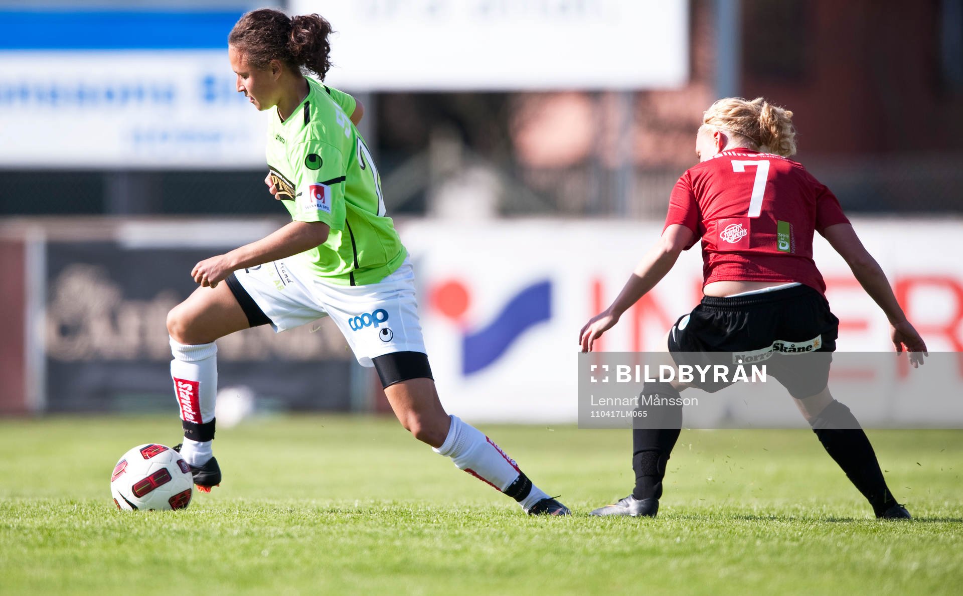 Catrine Johansson, Göteborg springer ifrån Elin Nilsen,