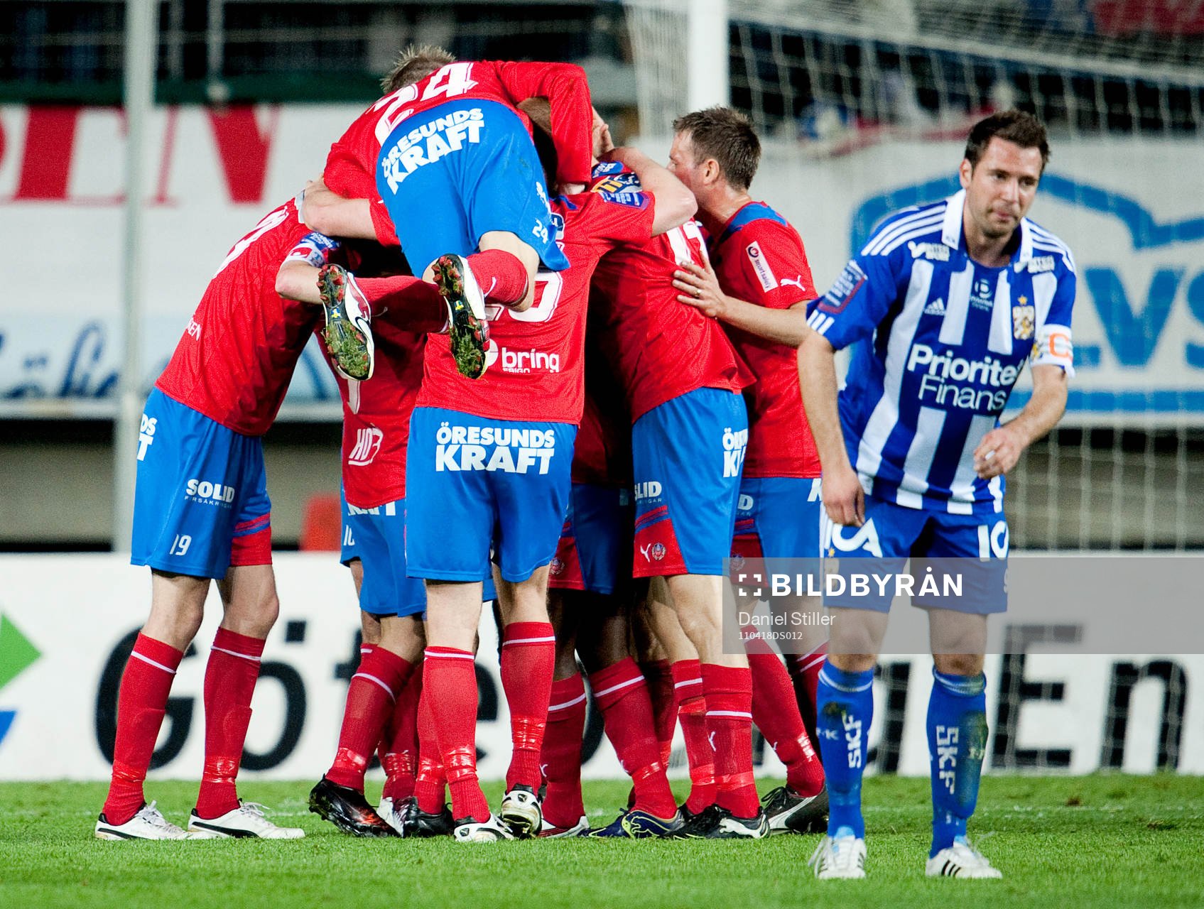 Alexander Gerndt, Helsingborg, gör 2-1, jubel, Stefan