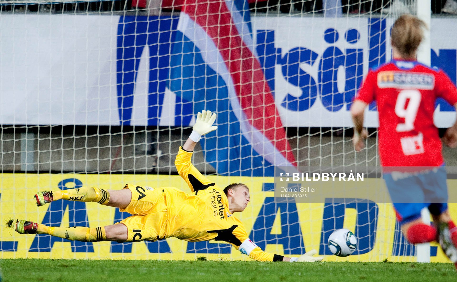 Marcus Sandberg, målvakt, Göteborg, släpper in 2-1
