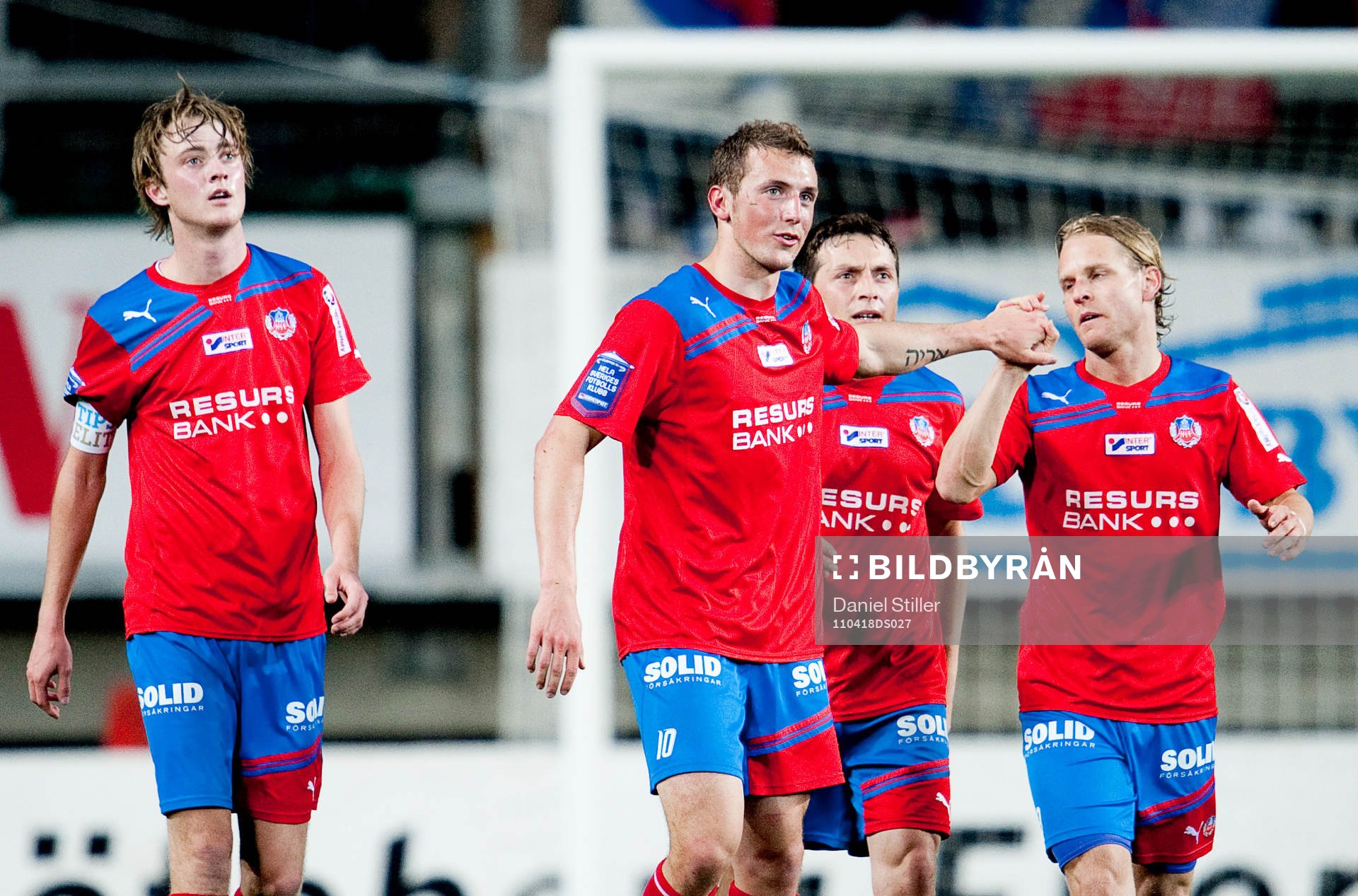 Alexander Gerndt, Helsingborg, gör 2-1, jubel
