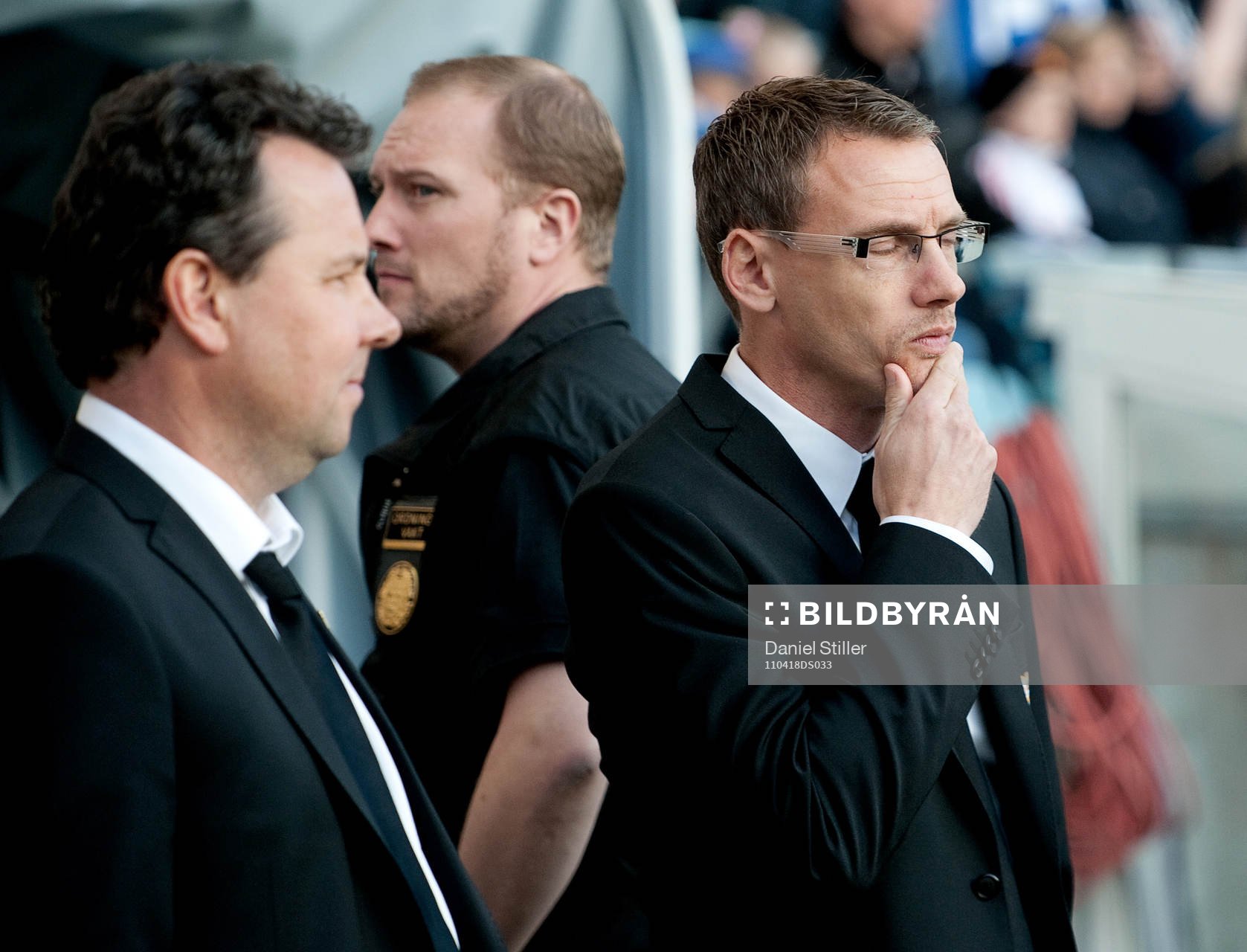 Stefan Rehn, assisterande tränare och Jonas Olsson,