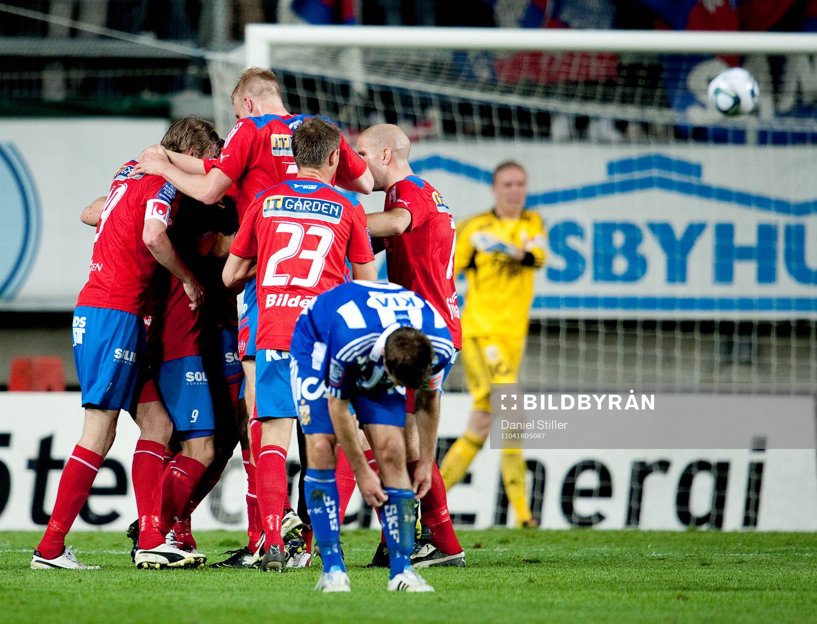 Alexander Gerndt, Helsingborg, gör 2-1, jubel, Stefan