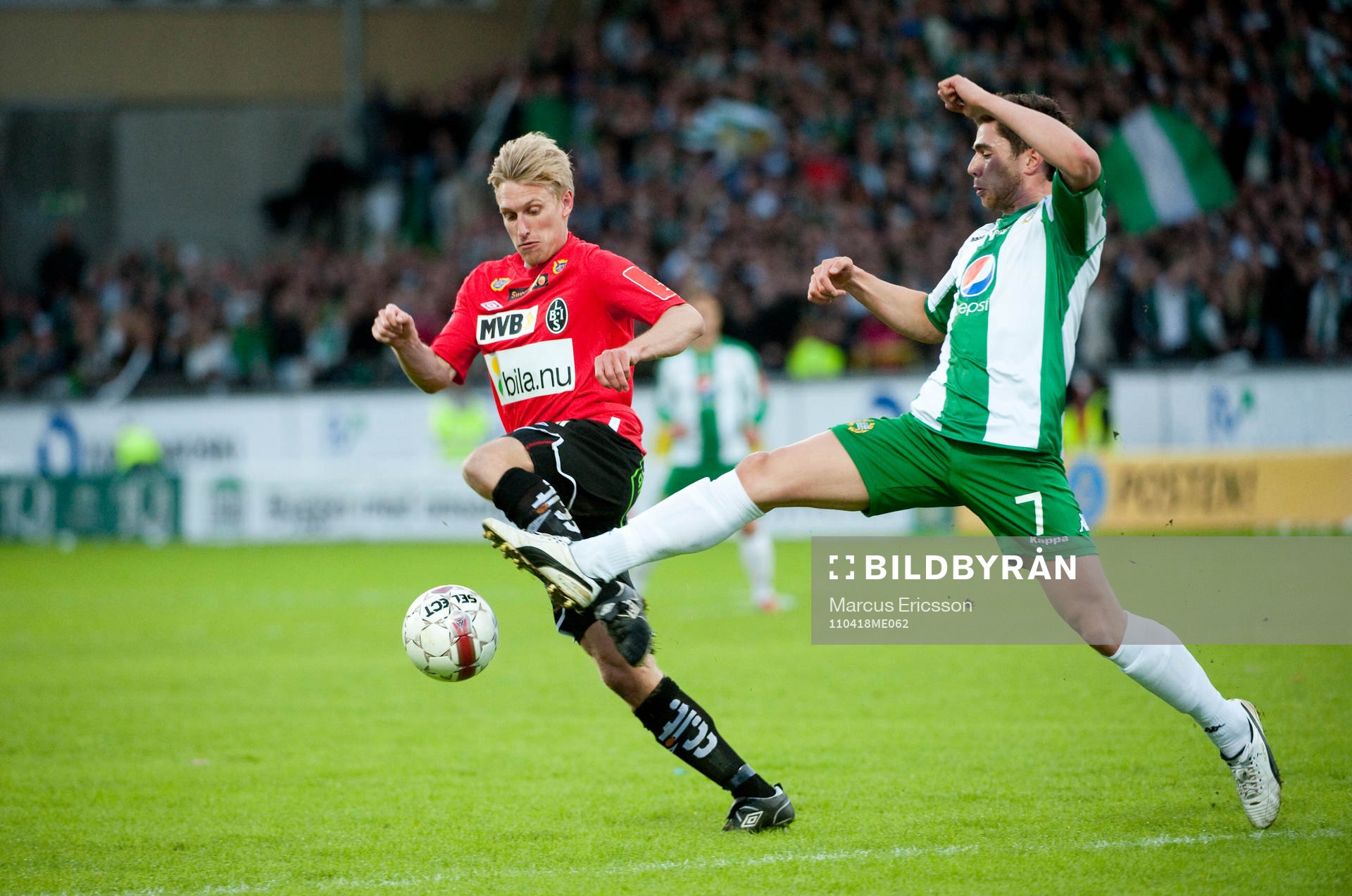 Thomas Raun, Landskrona och Carlos Gaete Moggia, Hammarby