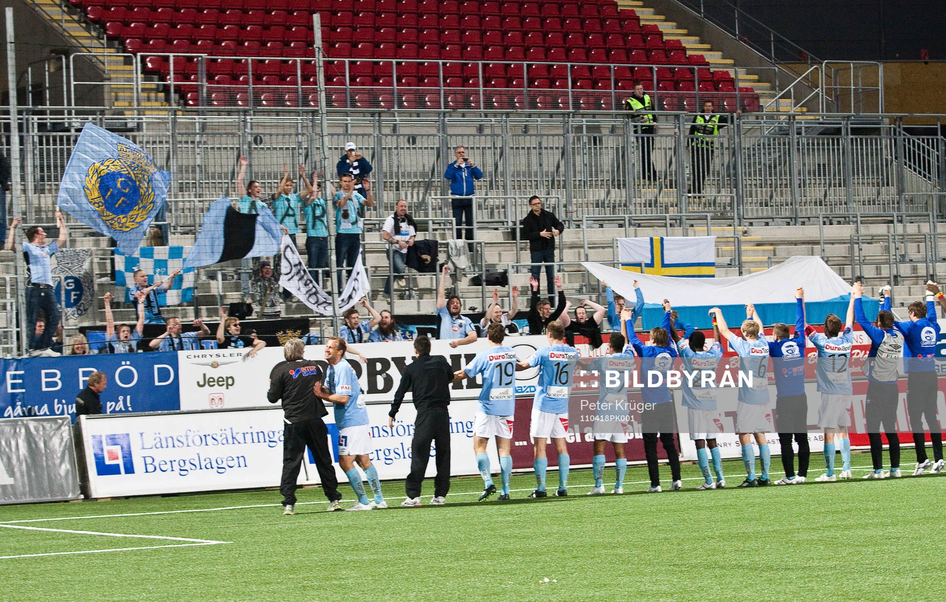 Glädje, jubel i Gefle