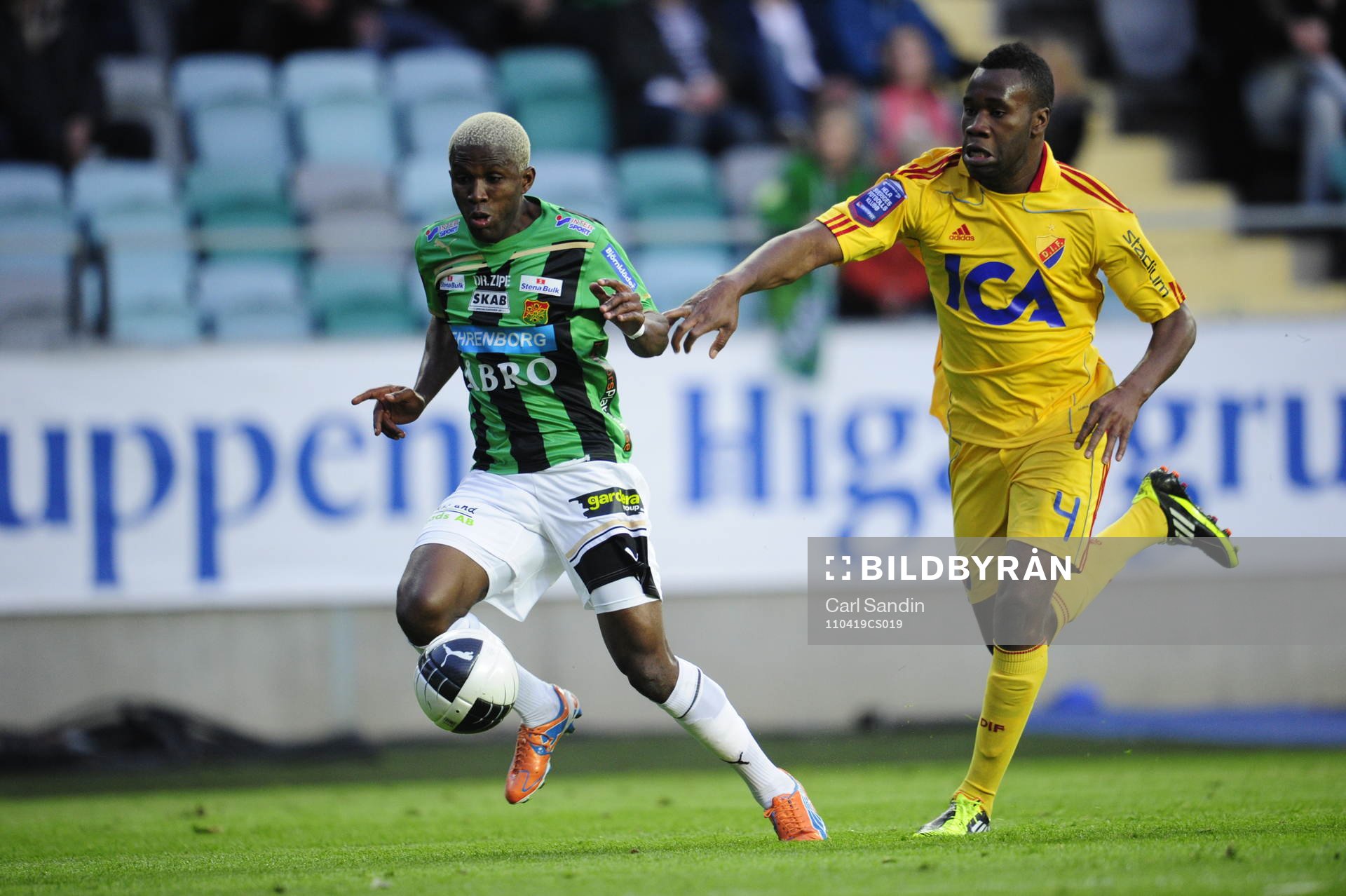 Eric Bassombeng, Gais och Gale Agbossoumonde, Djurgården