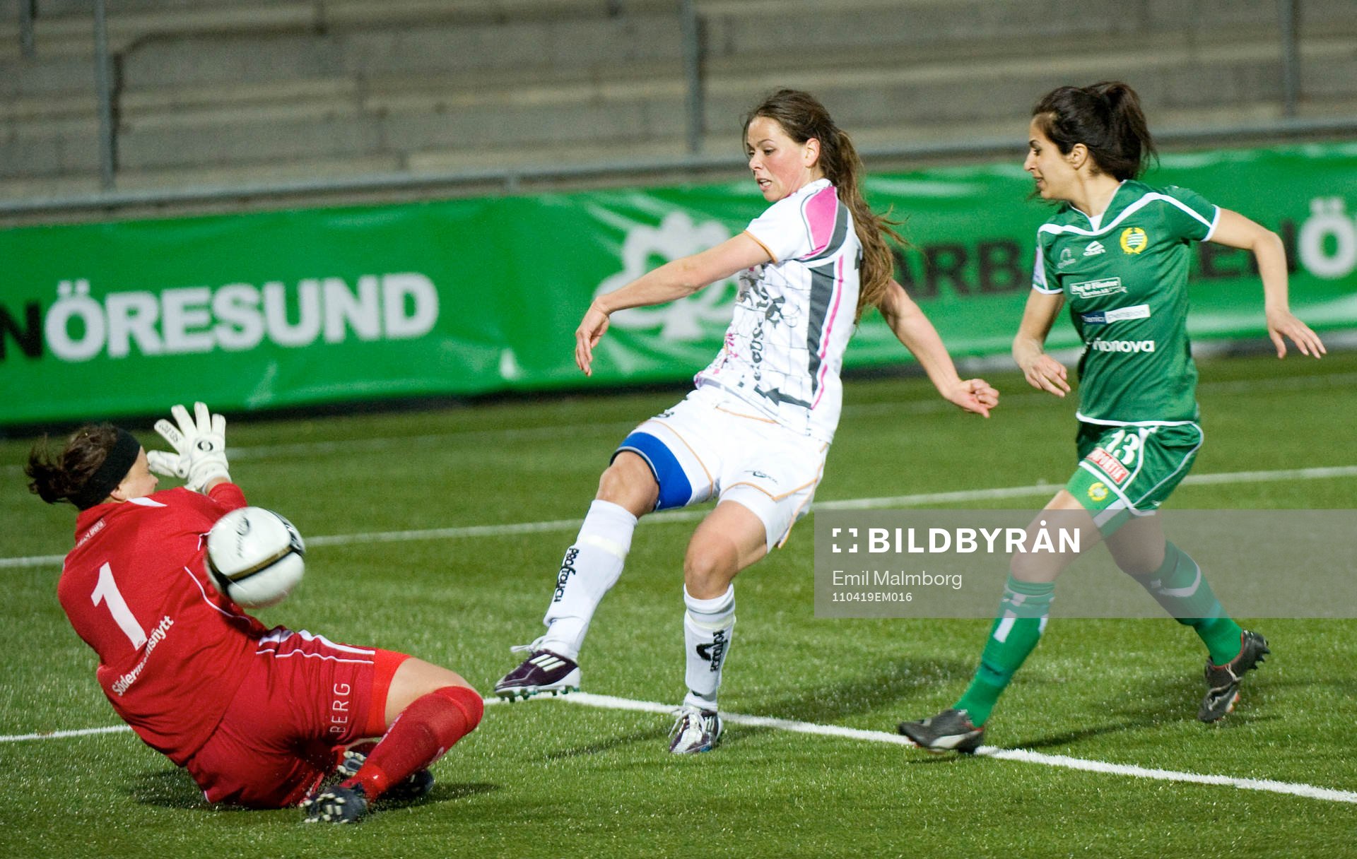 Sara Björk Gunnarsdottir, Malmö gör 3-1. Sitt tredje