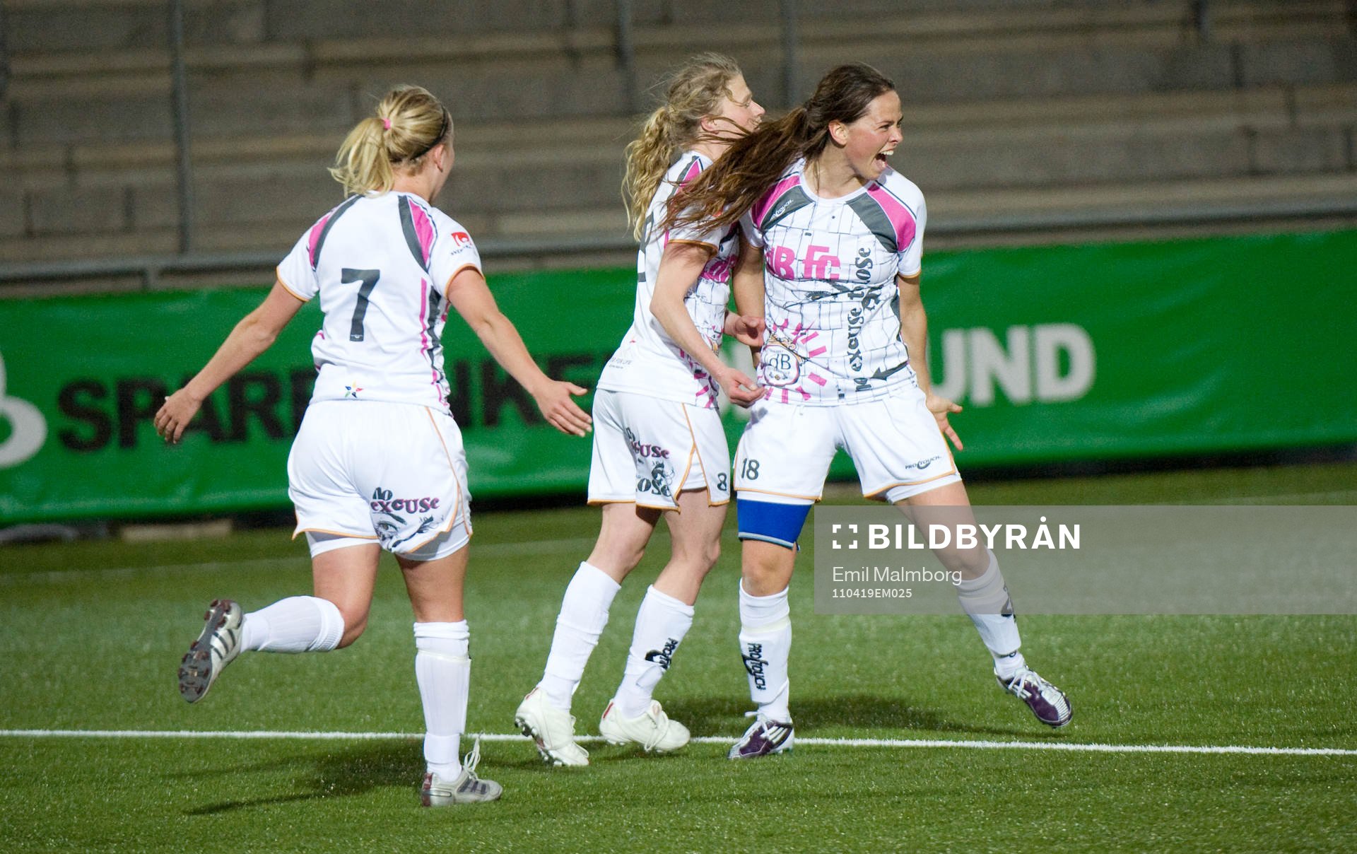 Sara Björk Gunnarsdottir, Malmö gör 3-1. Sitt tredje.