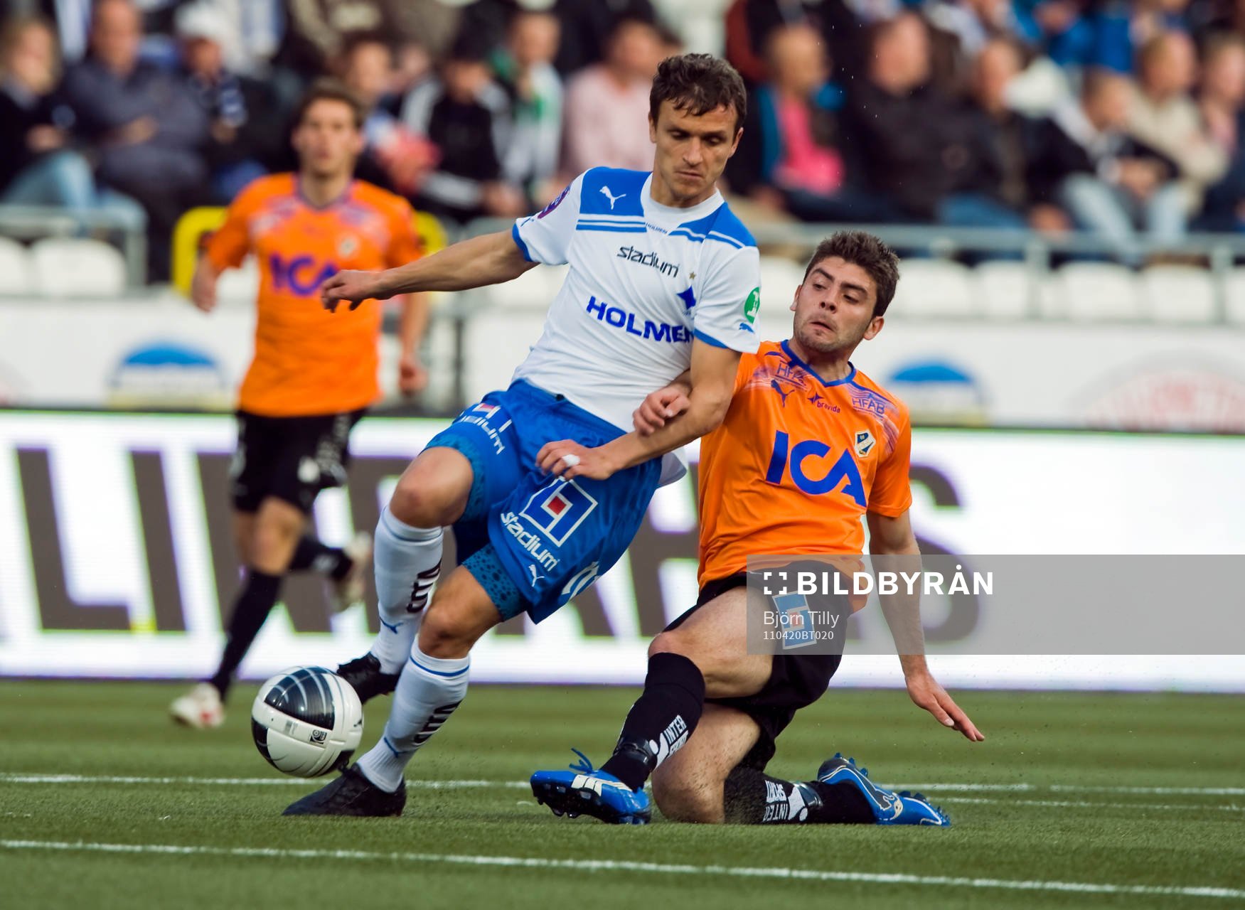 Sphetim Hasani,  Norrköping och Michael Görlitz, Halmstad