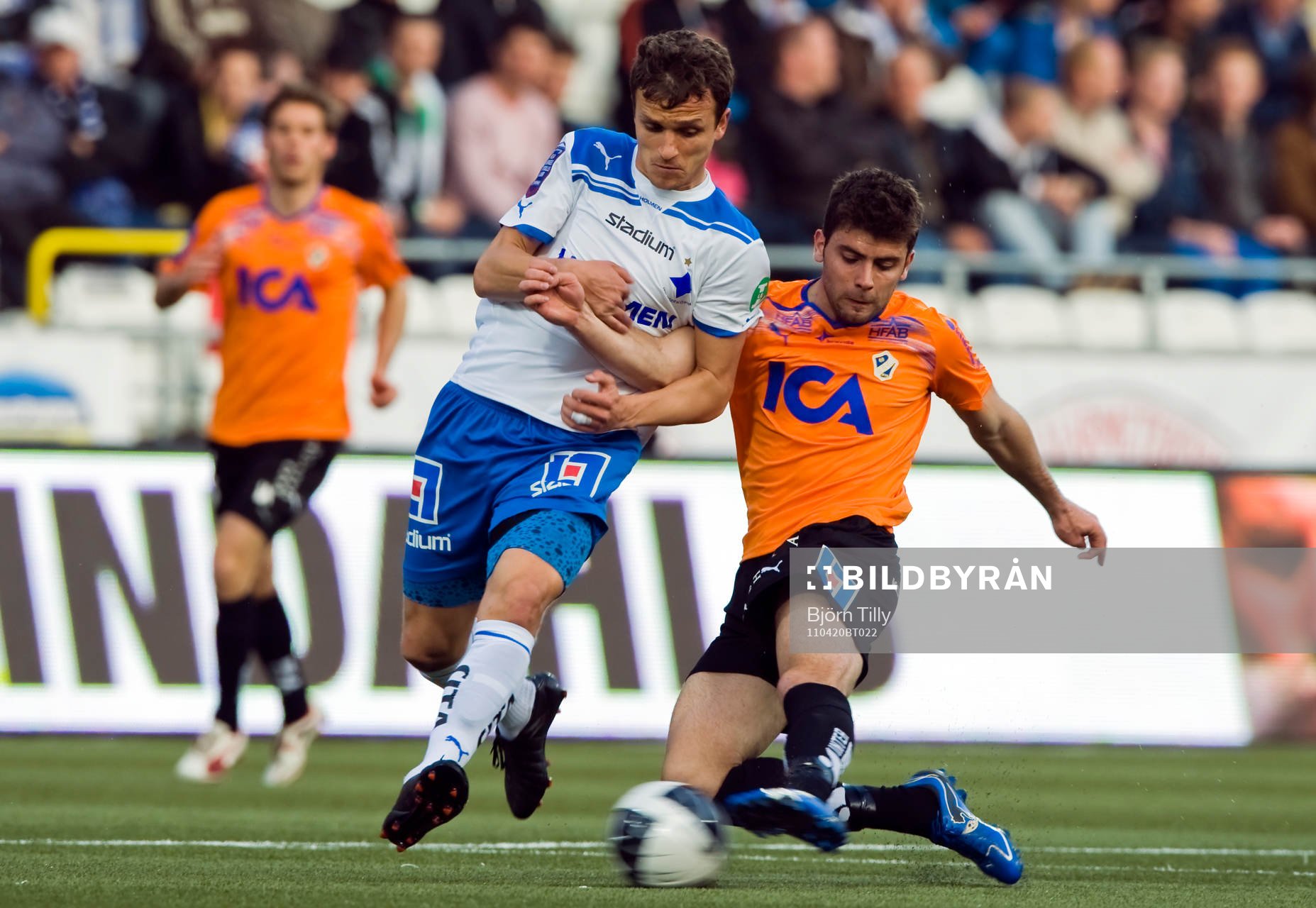 Sphetim Hasani,  Norrköping och Michael Görlitz, Halmstad
