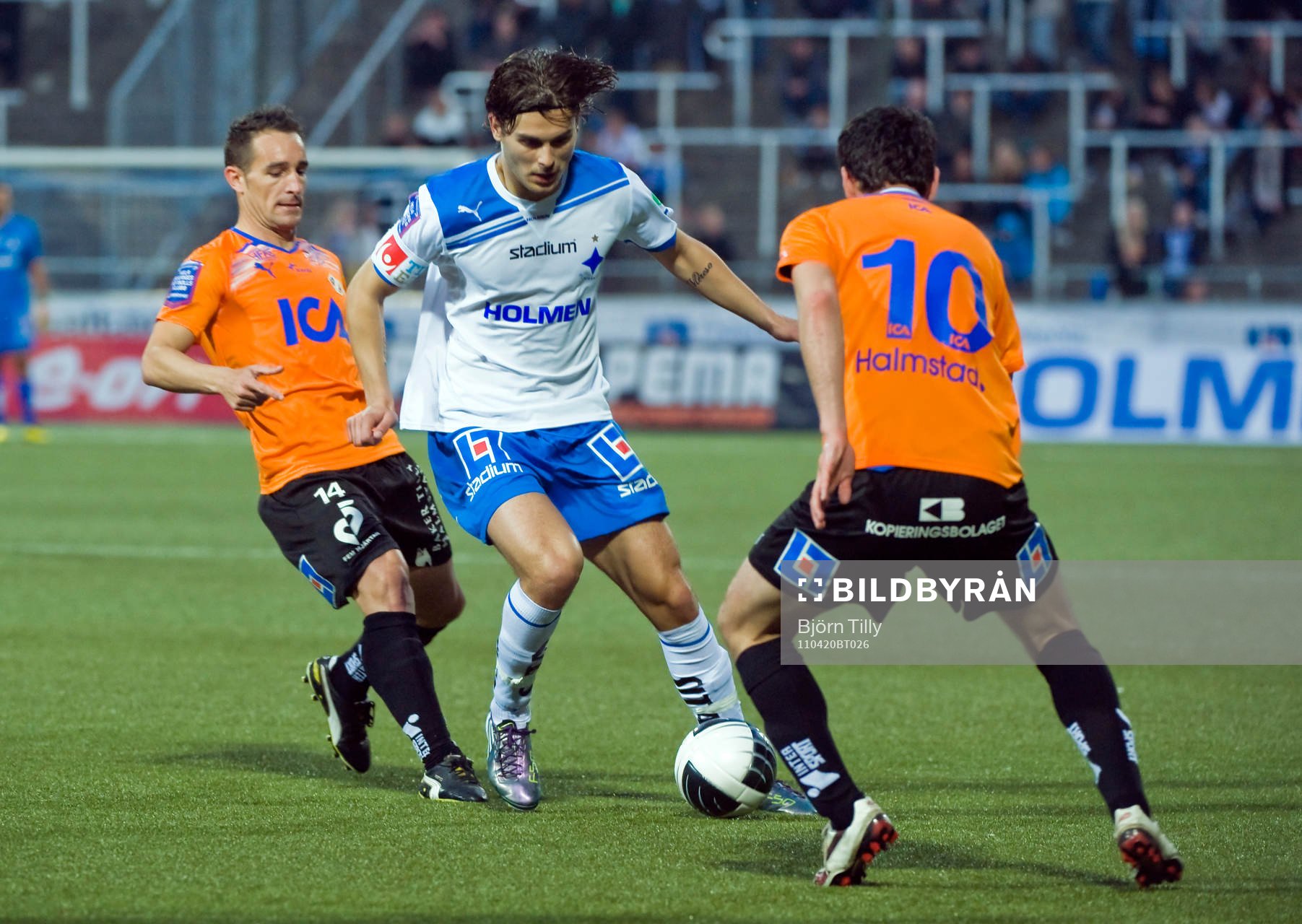 Ivan Diaz, Halmstad och Astrit Ajdarevic, Norrköping