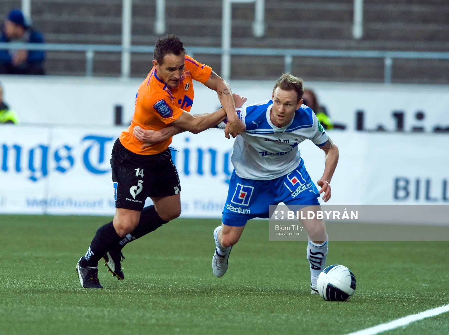 Ivan Diaz, Halmstad och Marcus Falk Olander, Norrköping