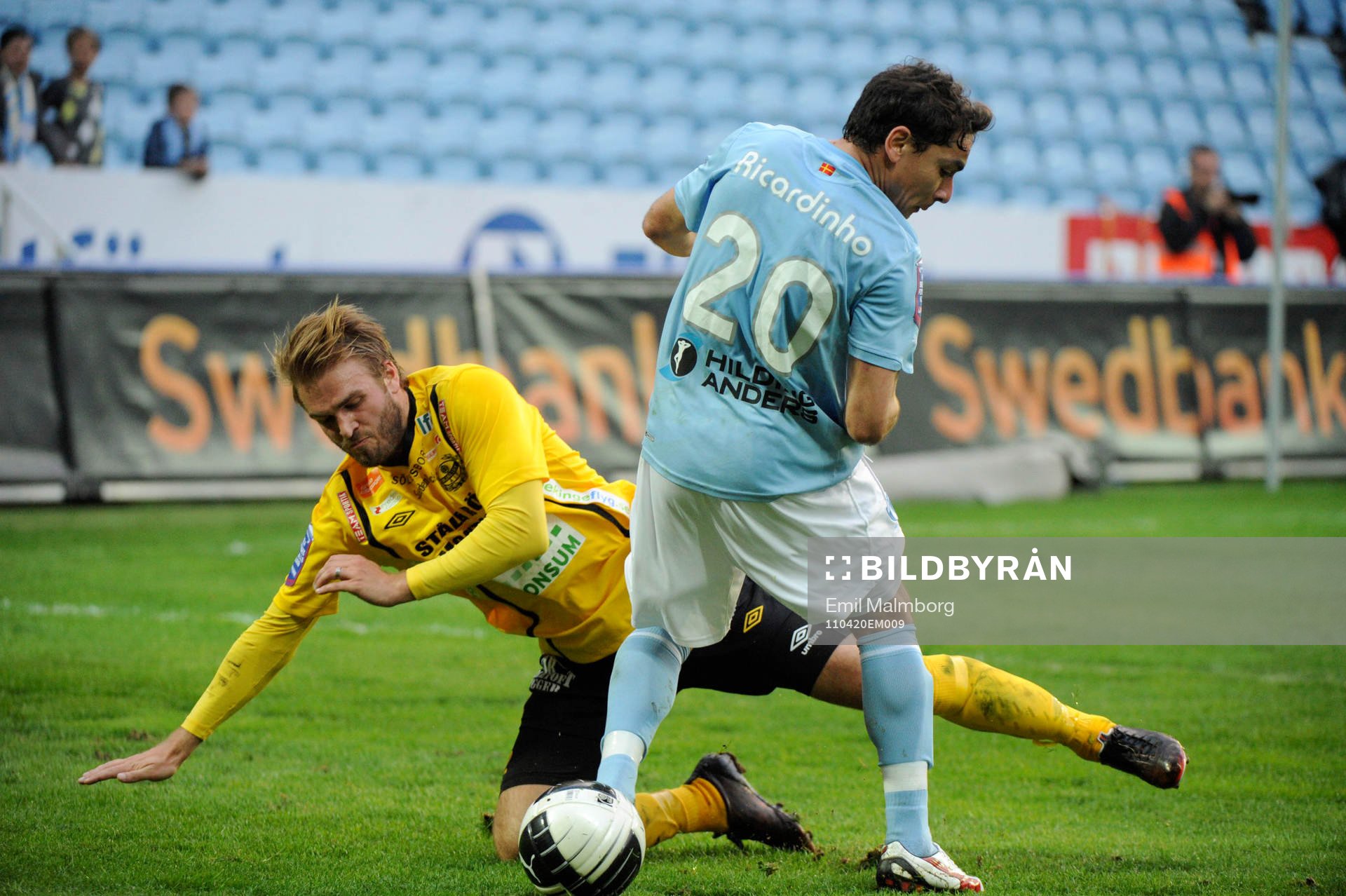 Ricardinho, Malmö och Jesper Westerberg, Mjällby