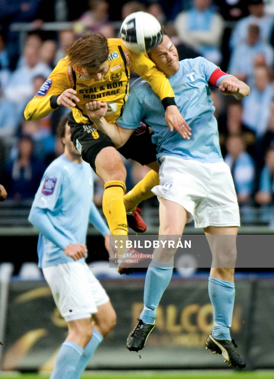 Peter Gitselov, Mjällby och Daniel ANdersson, Malmö