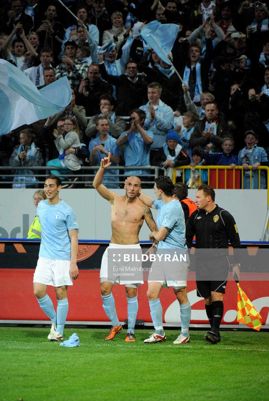 Guillermo Molins, Malmö, jubel