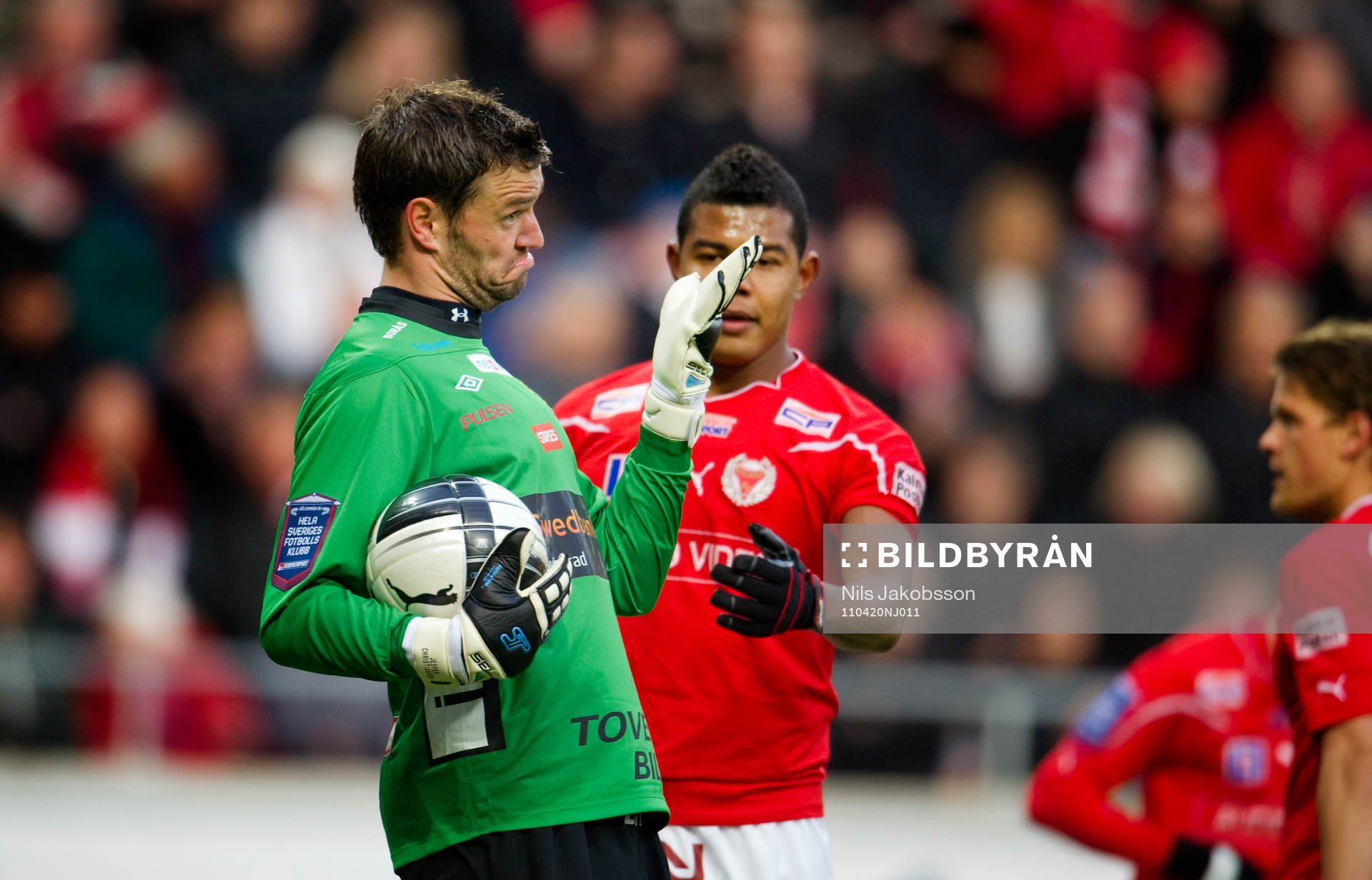 Jesper Christiansen, målvakt, Elfsborg, är inte helt