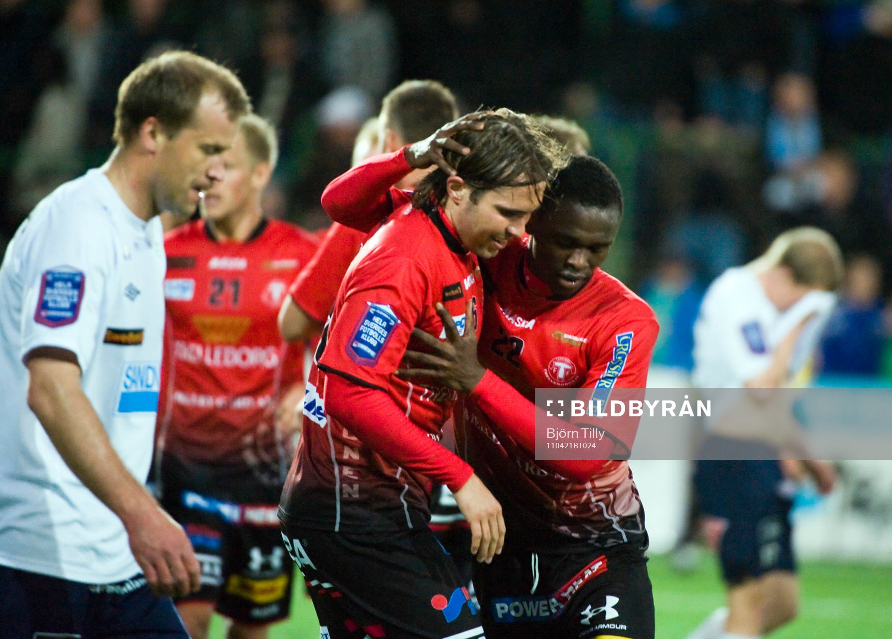Hans Berggren, Gefle, Tuomo Turunen och Ibrahim Koroma,