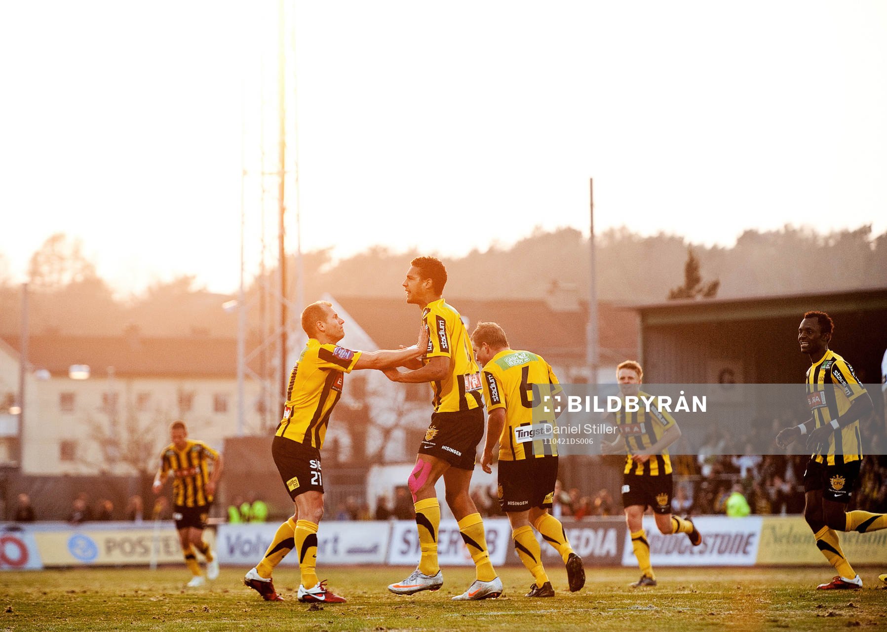 Mathias Ranégie, BK Häcken, gör 1-1, jubel