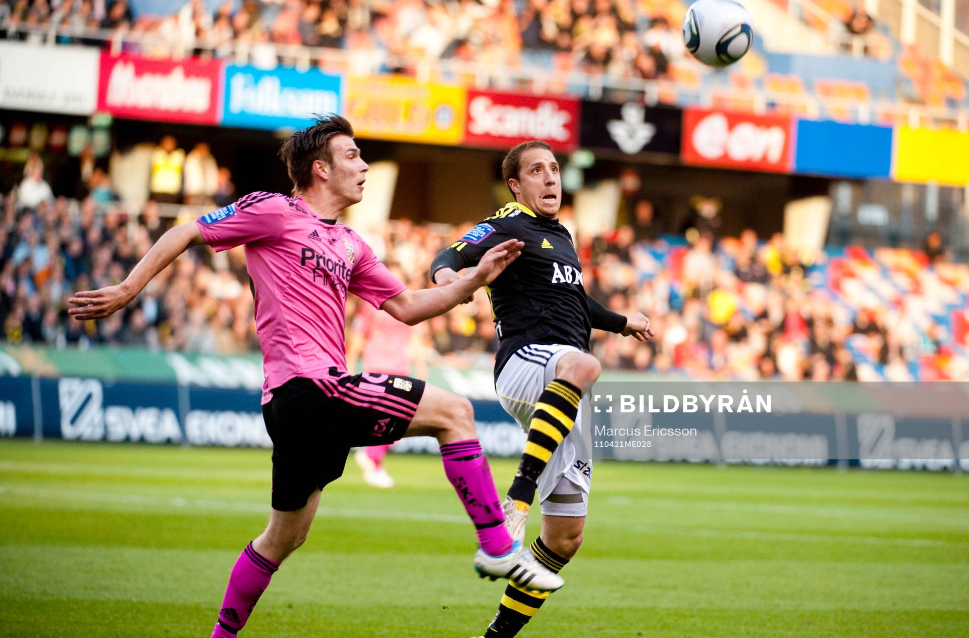 Elmar Bjarnason, Göteborg och Kenney Pavey, AIK
