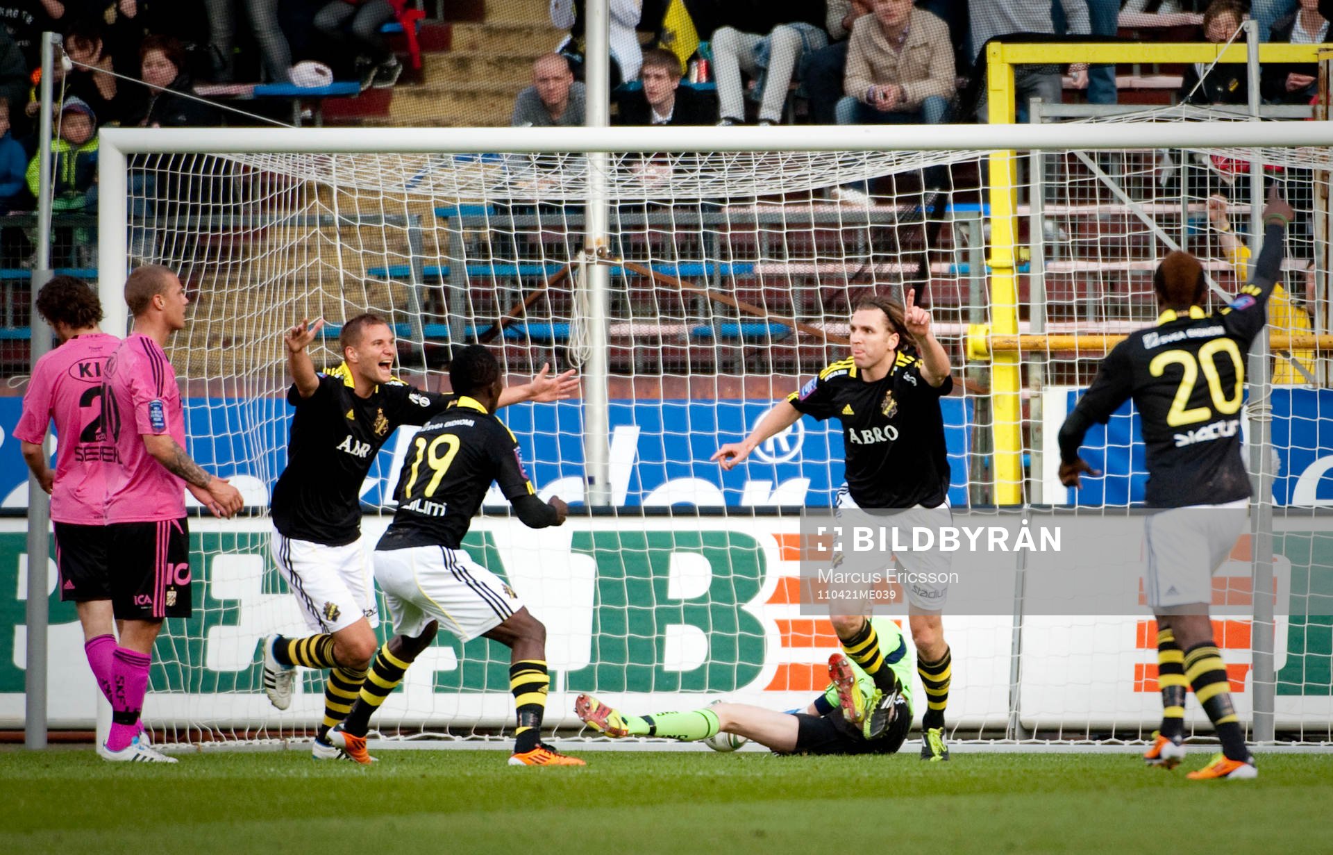 Nils-Eric Johansson, AIK jubel