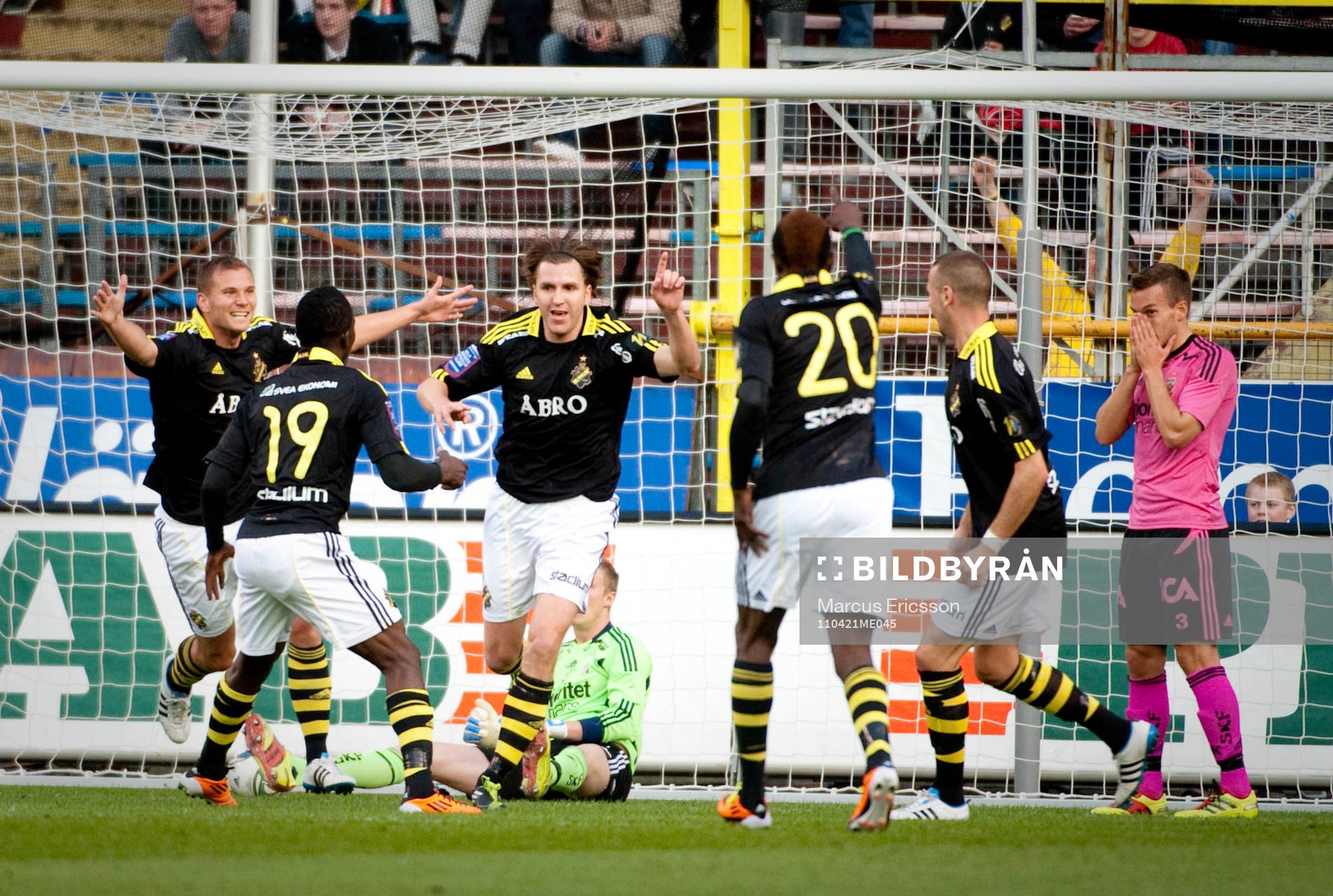 Nils-Eric Johansson, AIK jubel