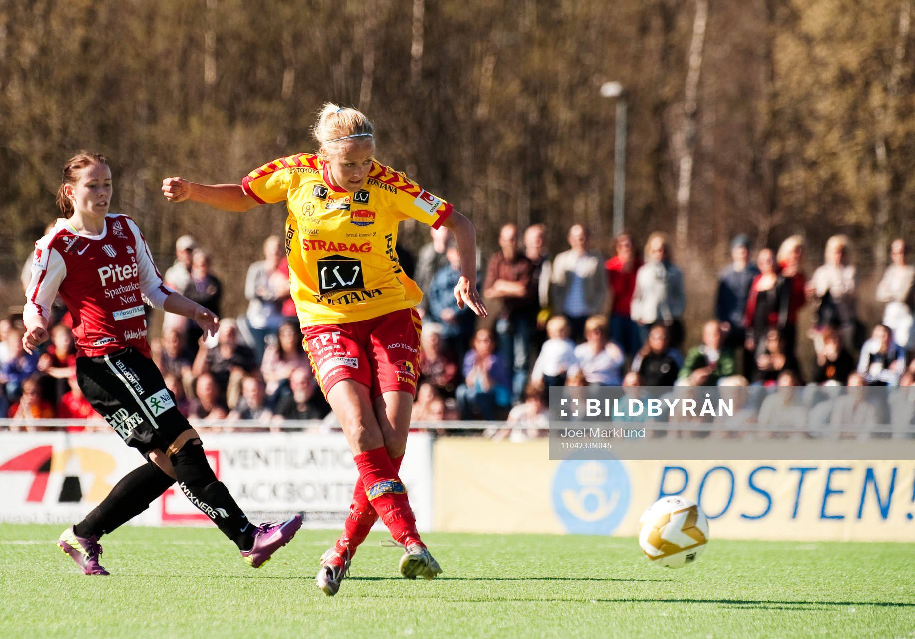 Josefine Öqvist, Tyresö, gör 2-0