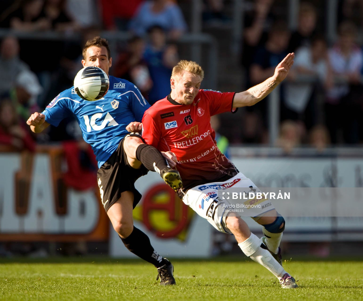 Ivan Diaz, Halmstad, Fredrik Jensen, Trelleborg