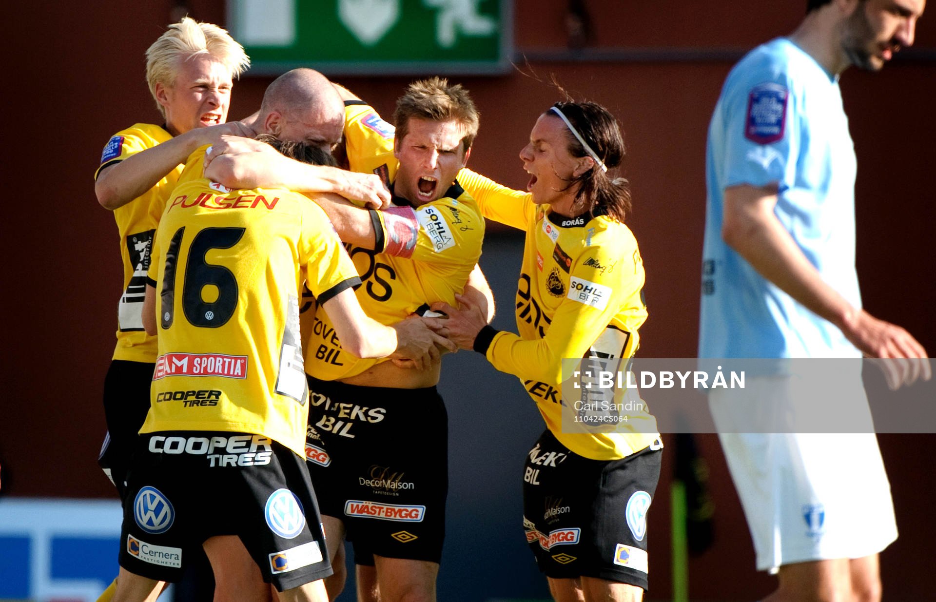 Johan Larsson,  Anders Svensson, Niklas Hult, Elfsborg,
