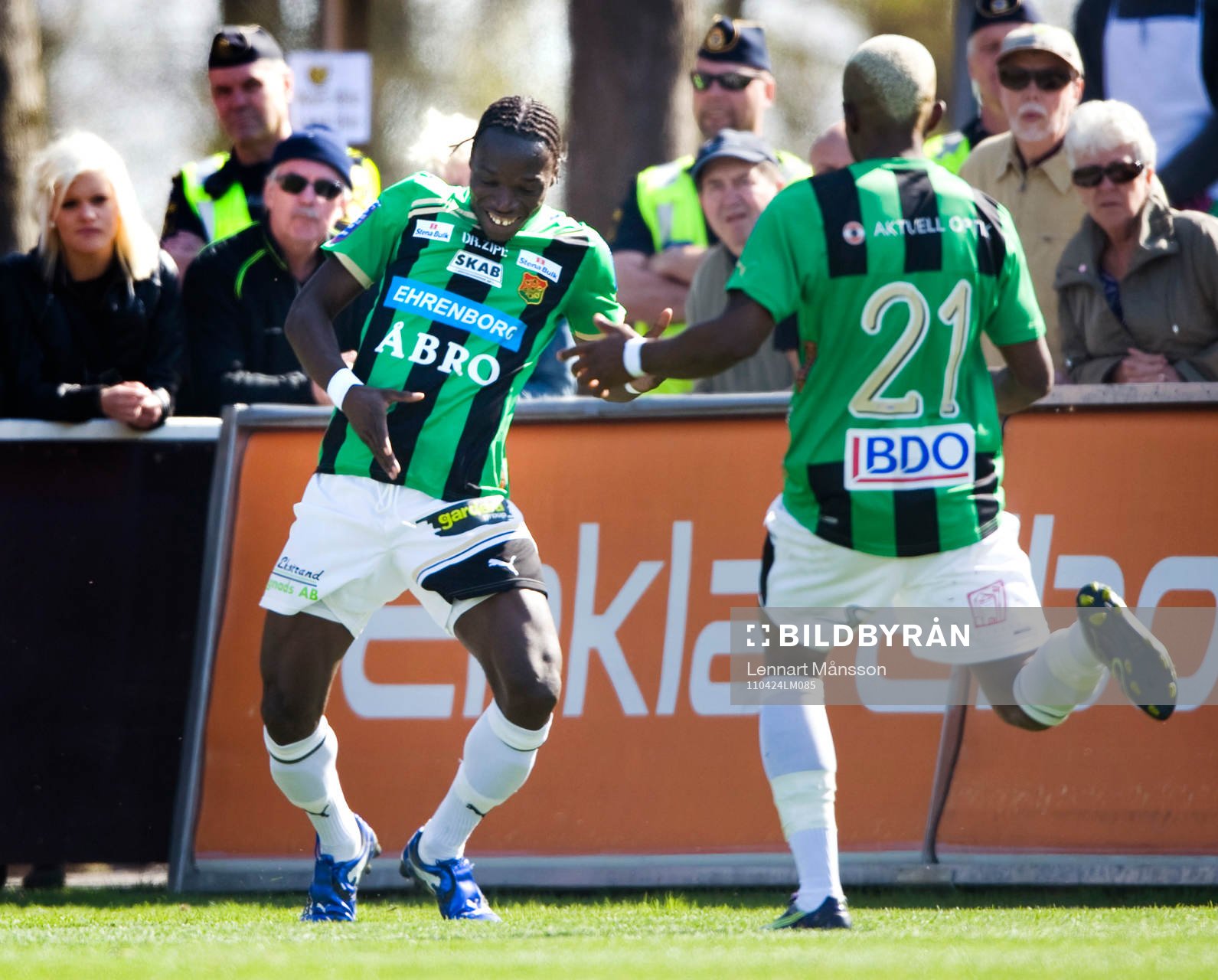 1-1,  Amadaiya Rennie, Gais, jubel, glädje