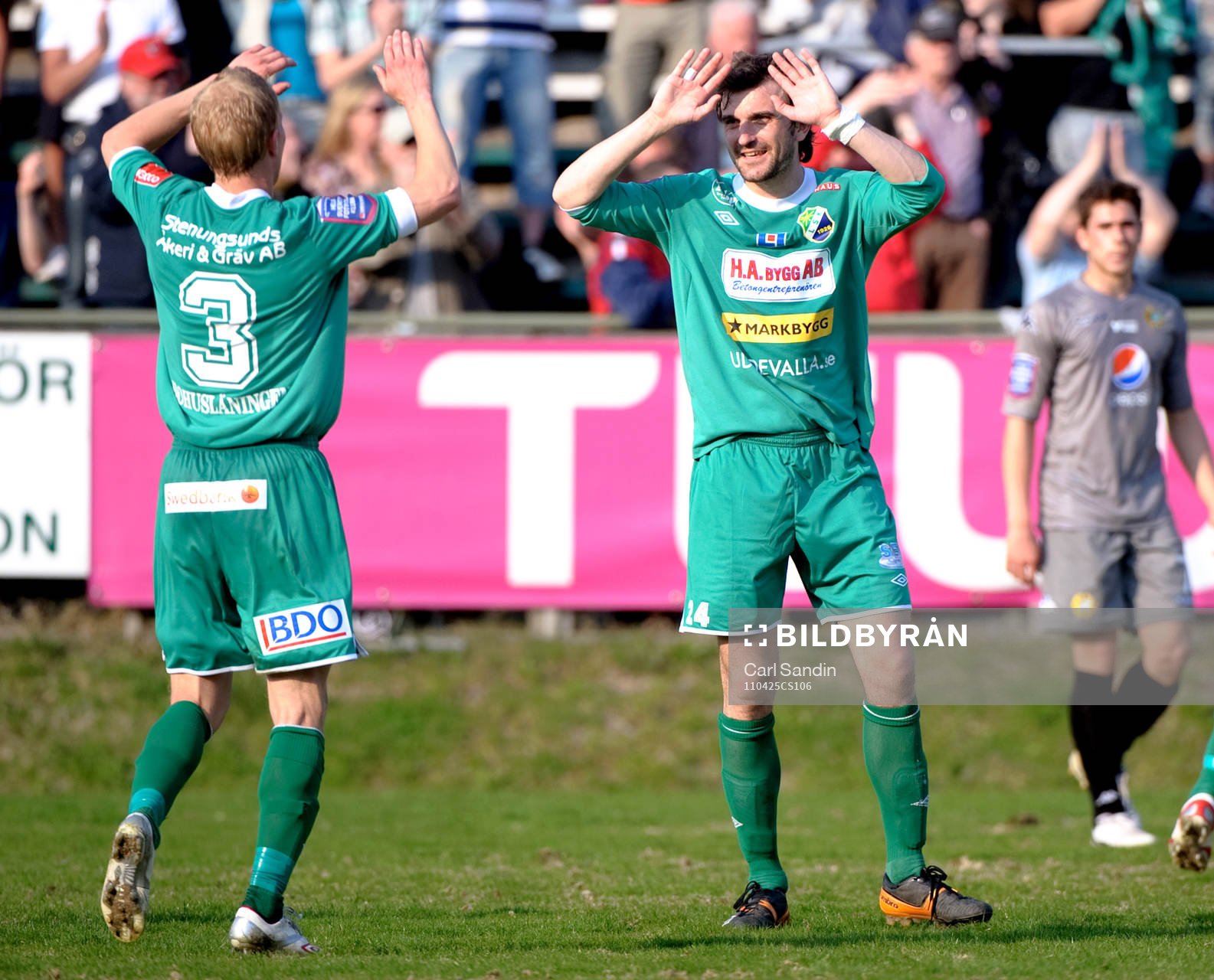 Marcus Jarlegren, Aleksandar Kitic, Ljungskile, jubel