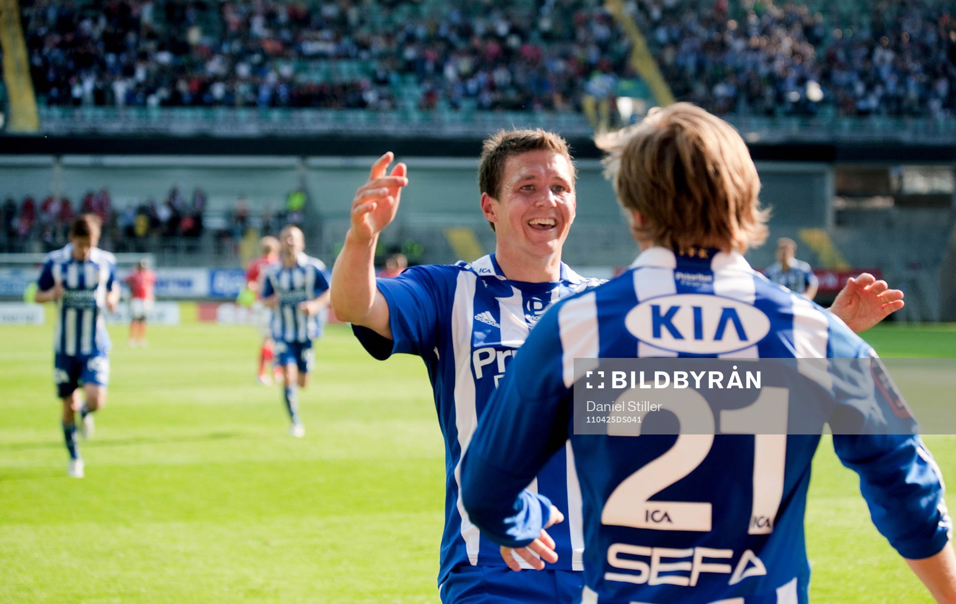 Niklas Bärkroth, IFK Göteborg, gör 2-0, jubel Hannes