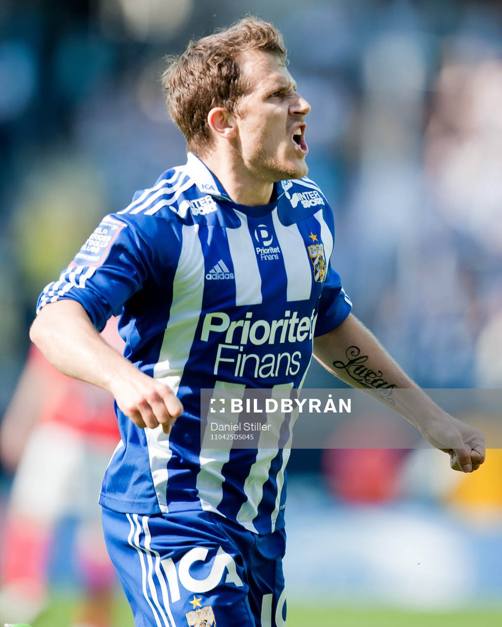 Tobias Hysén, IFK Göteborg, gör 1-0, jubel