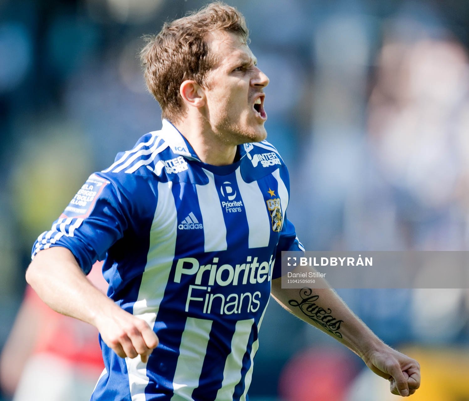 Tobias Hysén, IFK Göteborg, gör 1-0, jubel