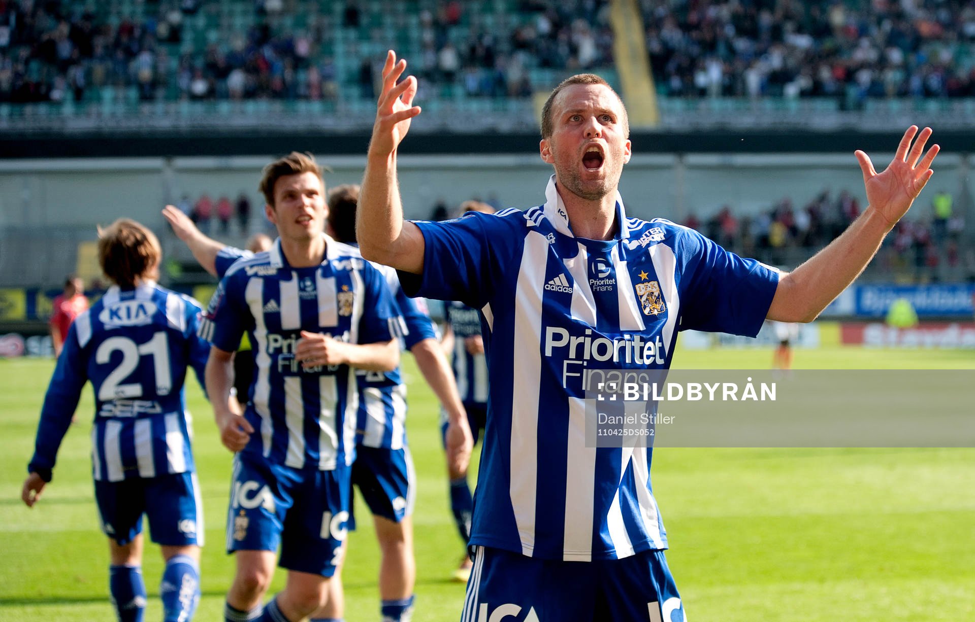 Hjalmar Jonsson, IFK Göteborg, jubel