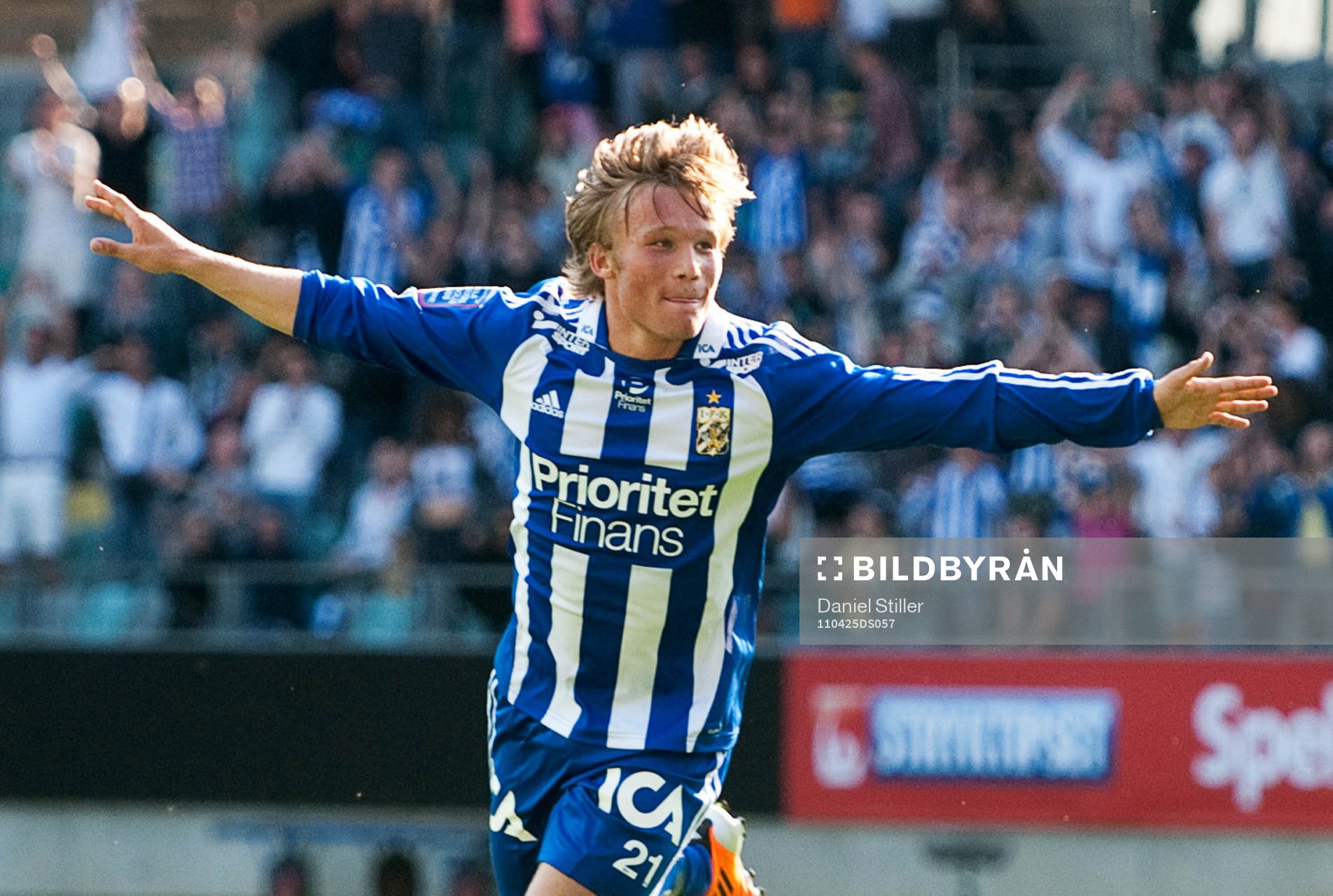 Niklas Bärkroth, IFK Göteborg, jubel
