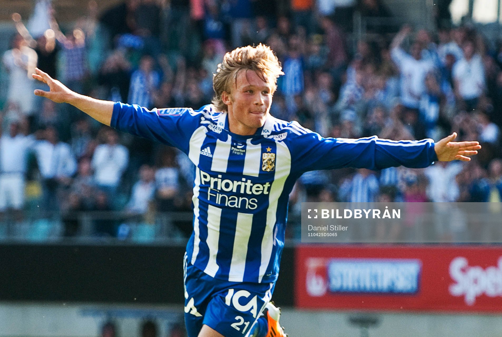 Niklas Bärkroth, IFK Göteborg, jubel