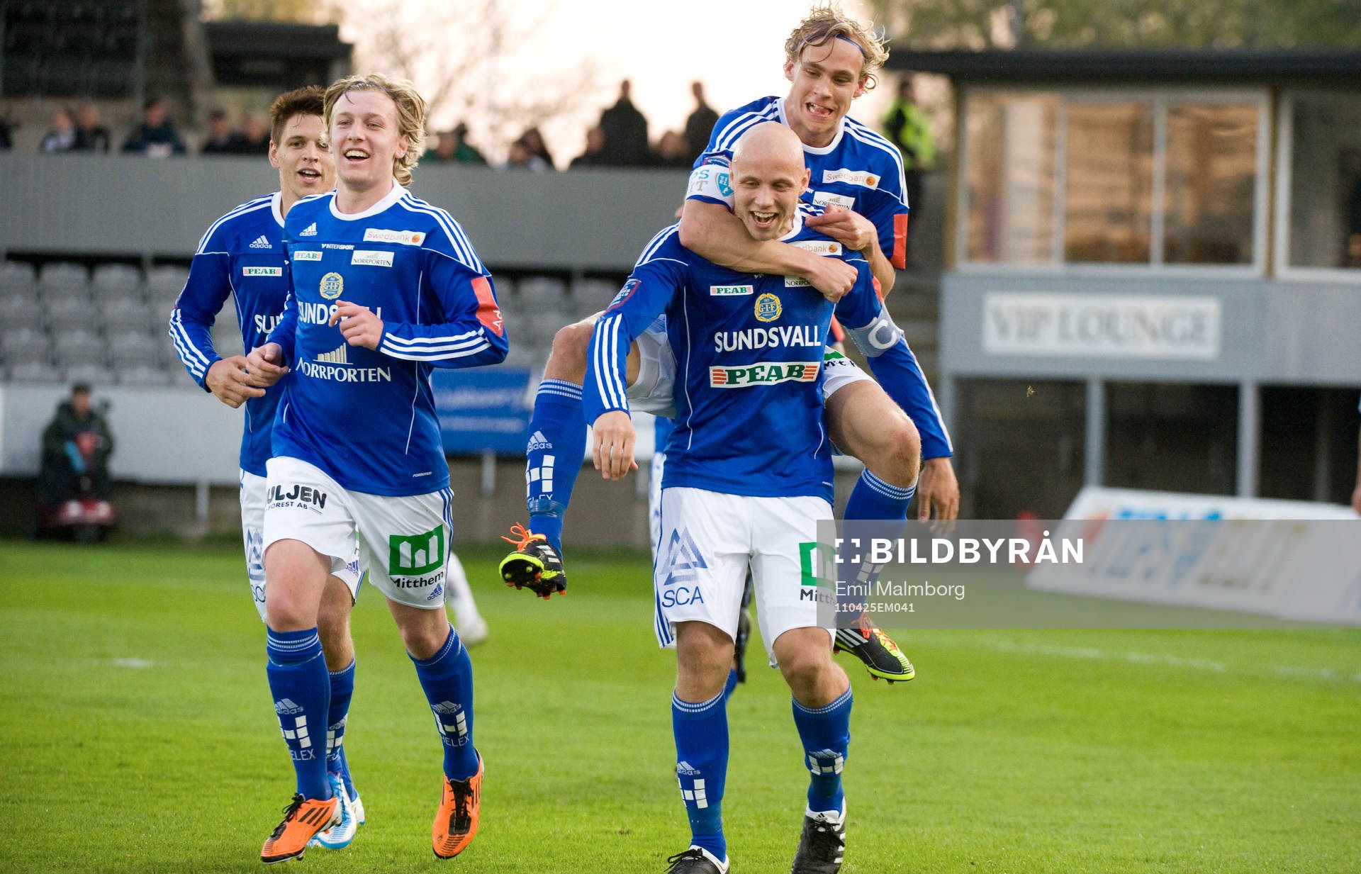 1-0. jubel i Sundsvall