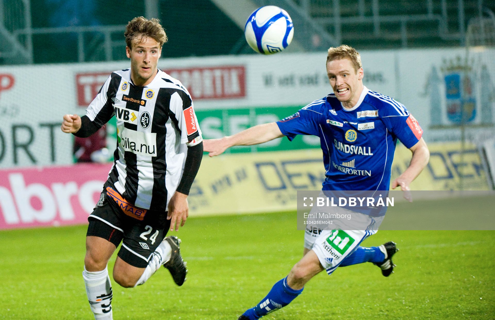 Adam Svensson, Landskrona och David Myrestam, Sundsvall