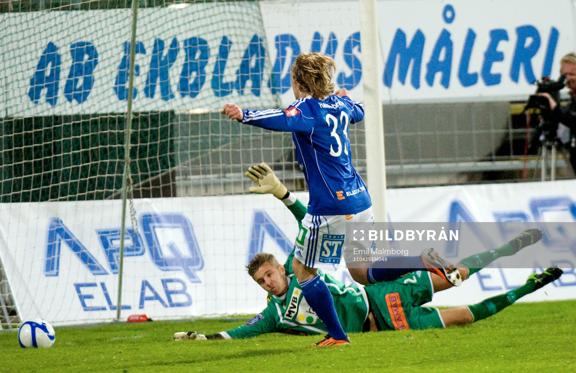 Emil Forsberg, Sundsvall gör 2-1 bakom Mirza Selimovic,
