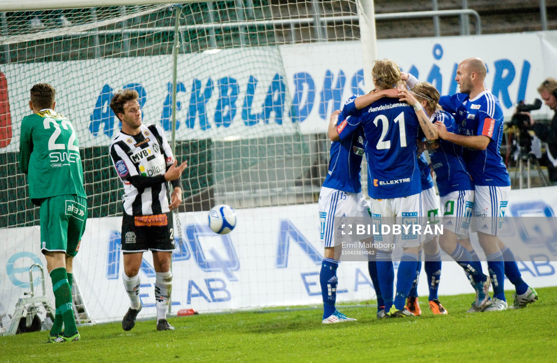 Emil Forsberg, Sundsvall gör 2-1. Jubel