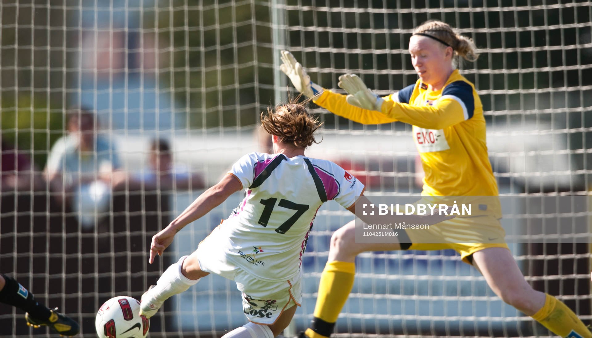 Hedvig Lindahl, målvakt, Kristianstad, håller rent