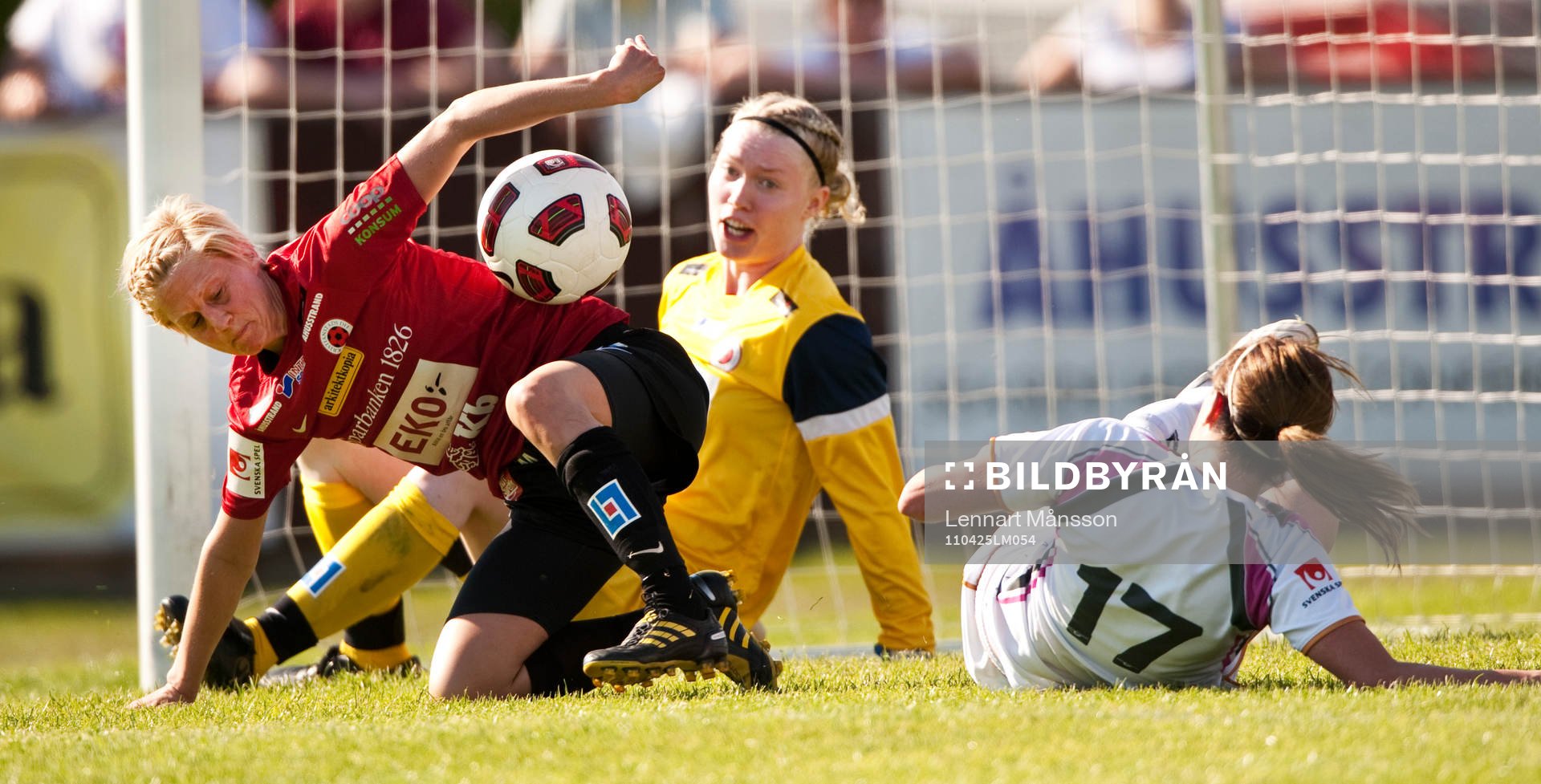 Hedvig Lindahl, målvakt, Kristianstad, håller rent