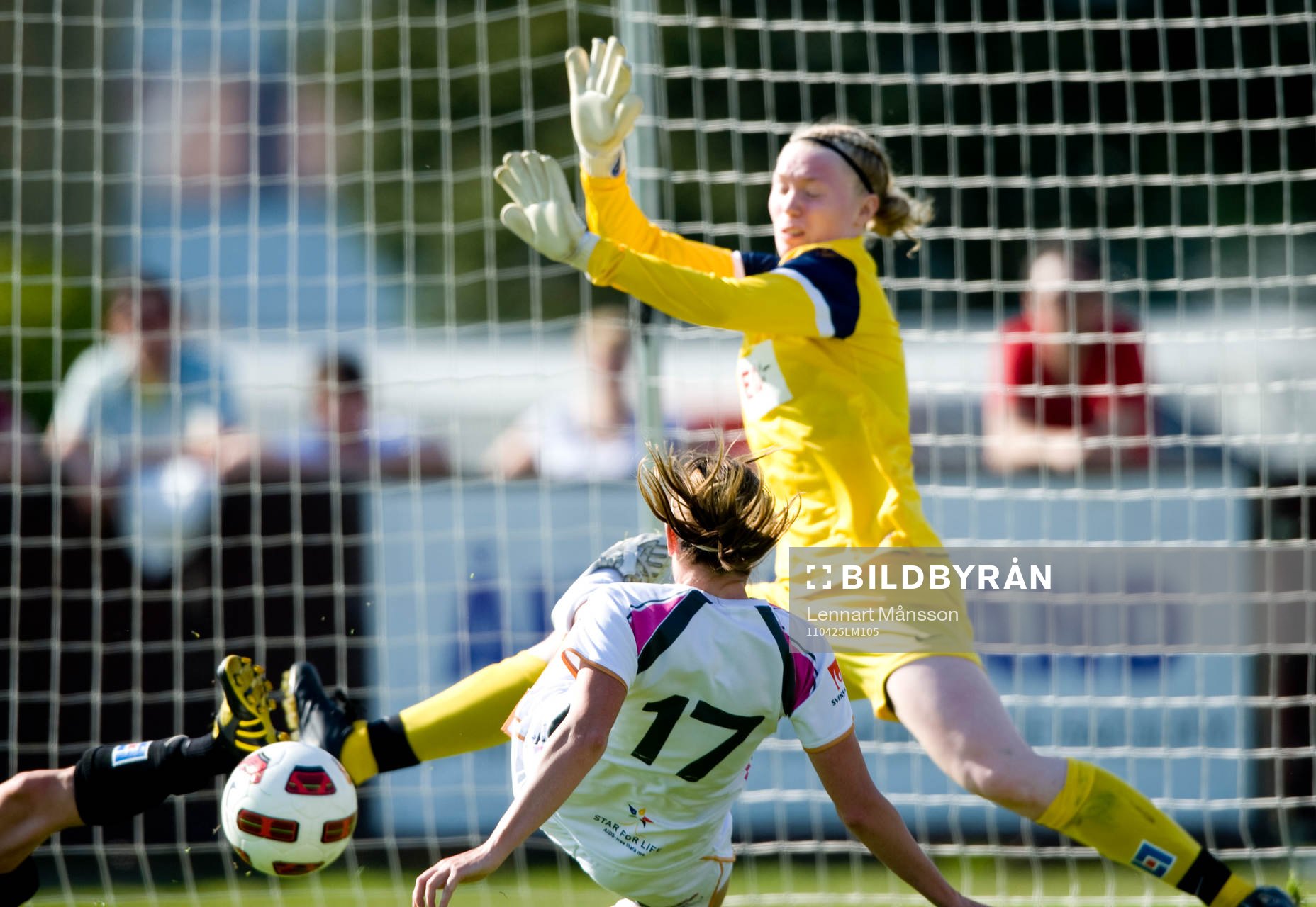 Hedvig Lindahl, målvakt, Kristianstad, håller rent