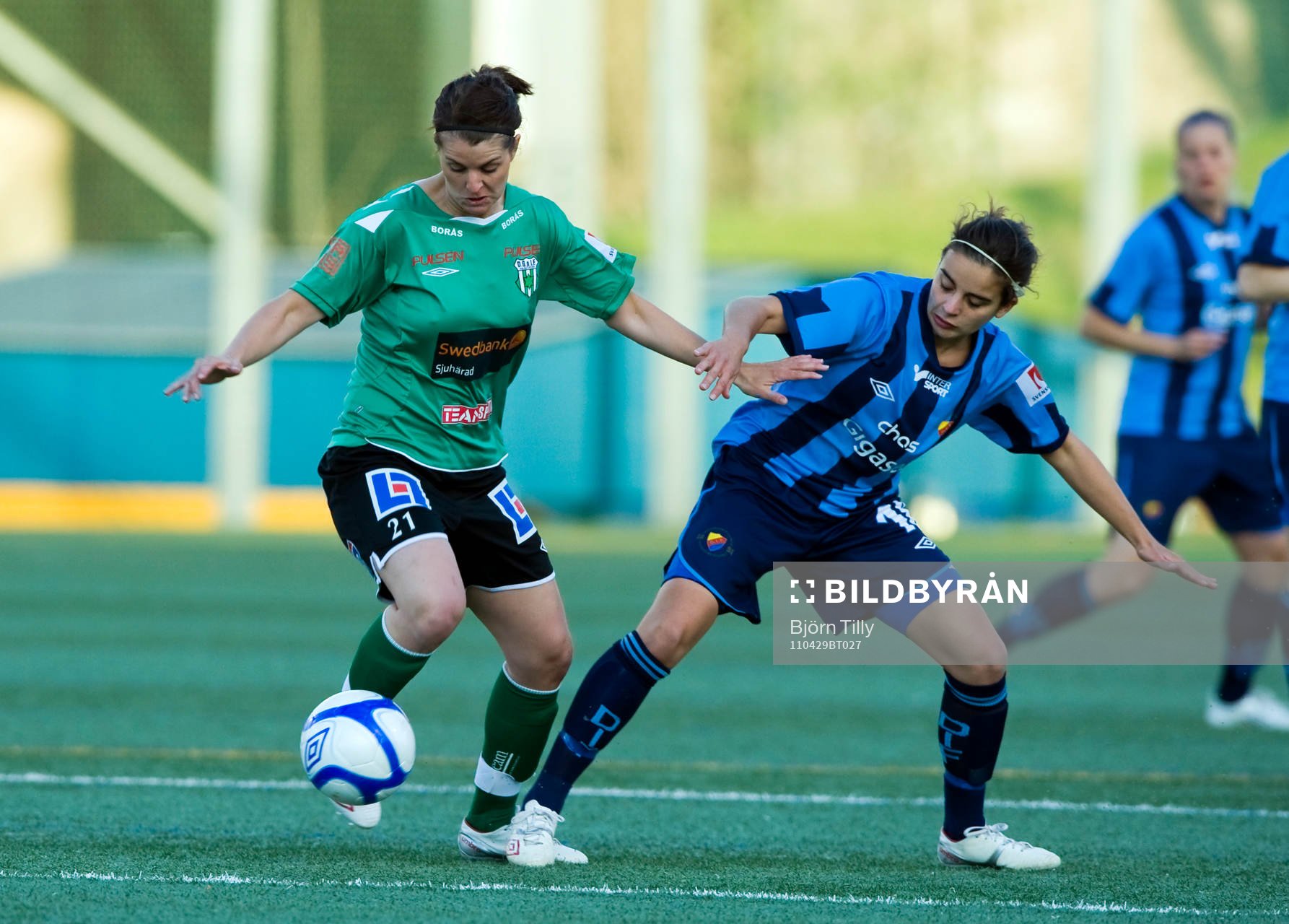 Rebecca Johnson, Dalsjöfors och Renee Slegers, Djurgården
