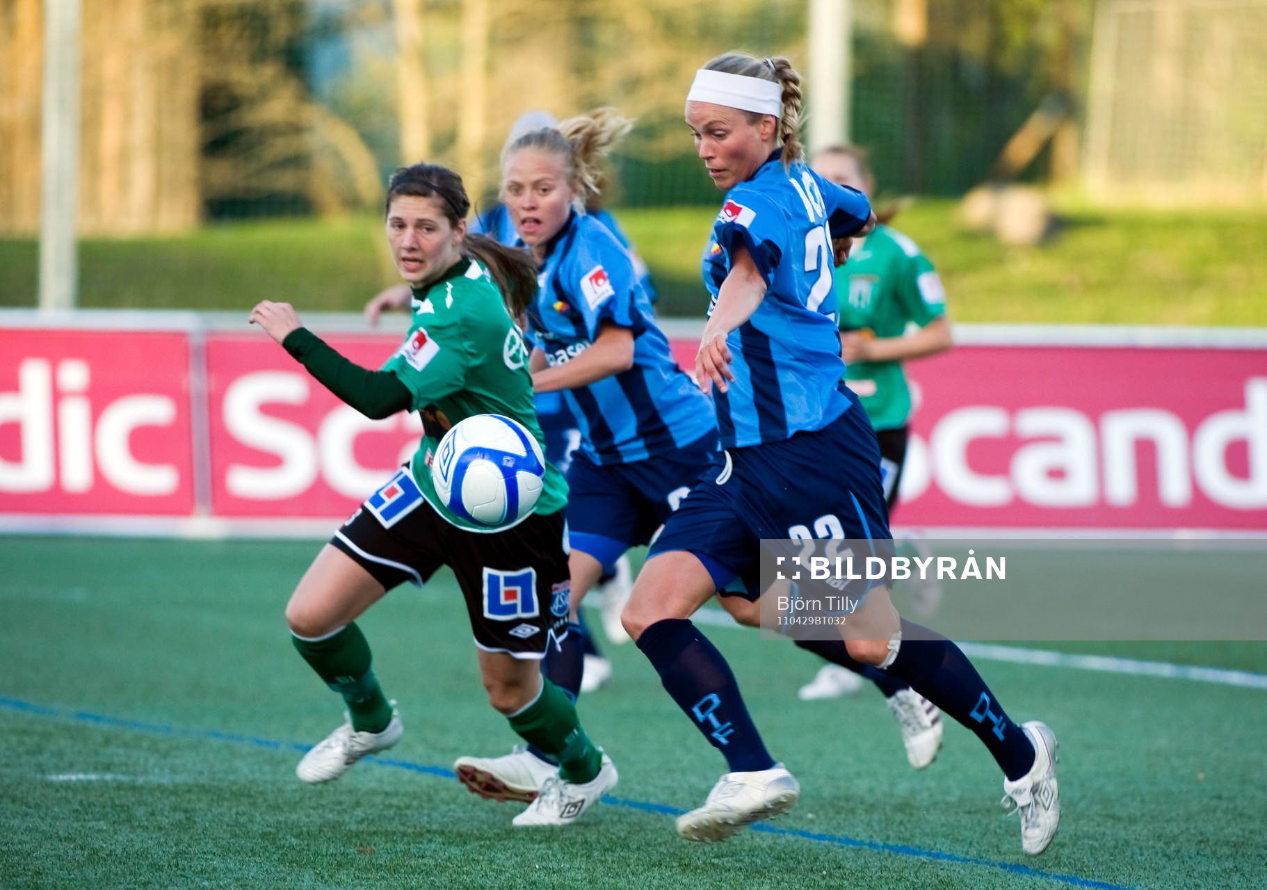 Dora Maria Larusdottir, Djurgården på väg att göra 1-0