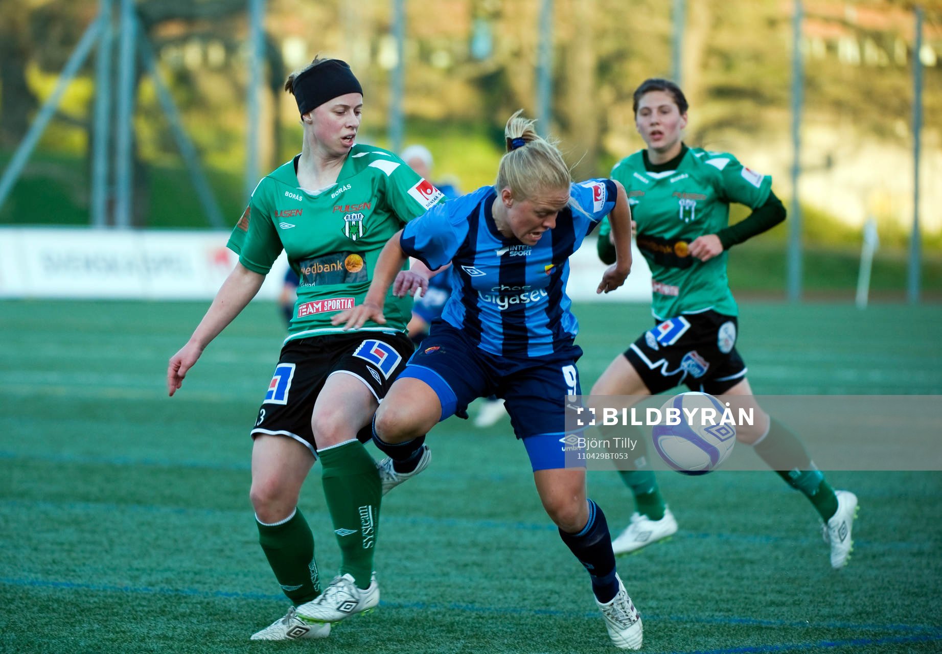  Sara Back, Dalsjöfors och Mia Jalkerud, Djurgården.