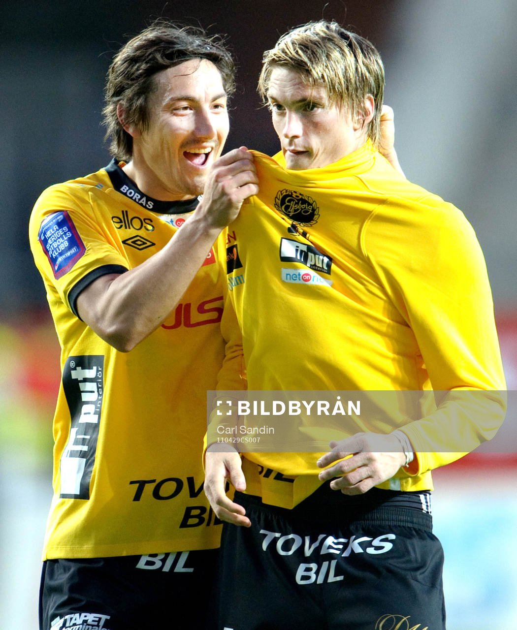 Stefan Ishizaki, Lasse Nilsson, Elfsborg, jubel
