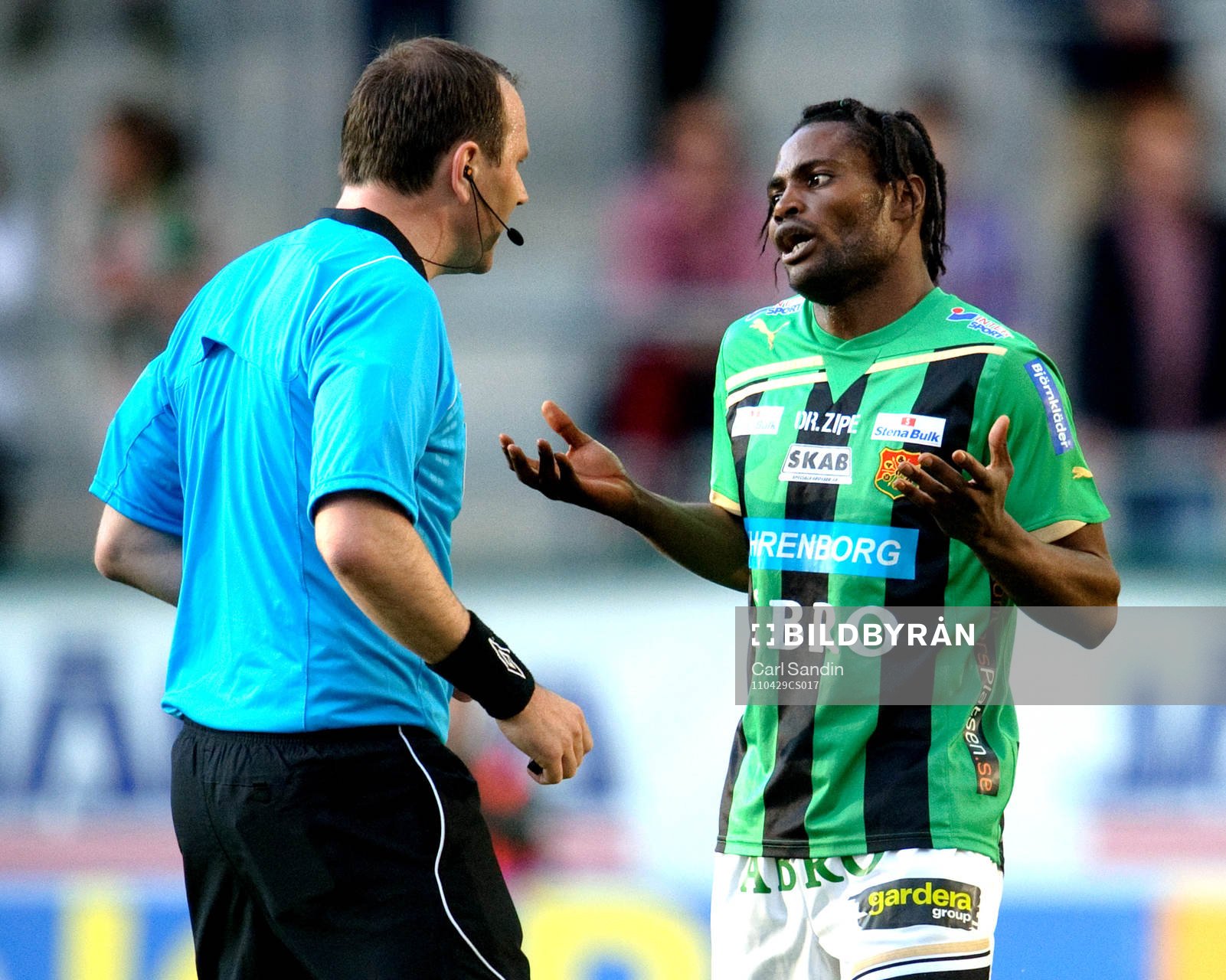 Jonas Eriksson, domare, Sigtuna, Richard Ntomba Ekunde, Gais
