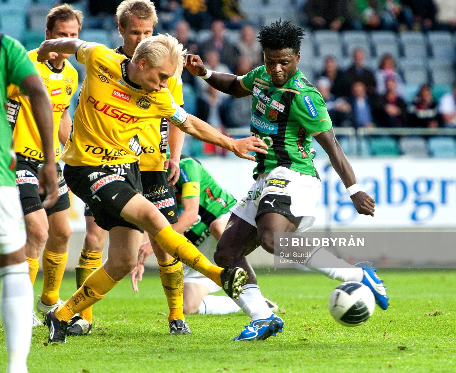 Johan Larsson, Elfsborg, Razak Omotoyossi, Gais
